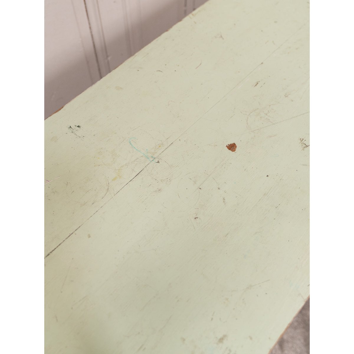 Grande console vert menthe Hanna N°1402 - Bon état vert, DEBONGOUT
