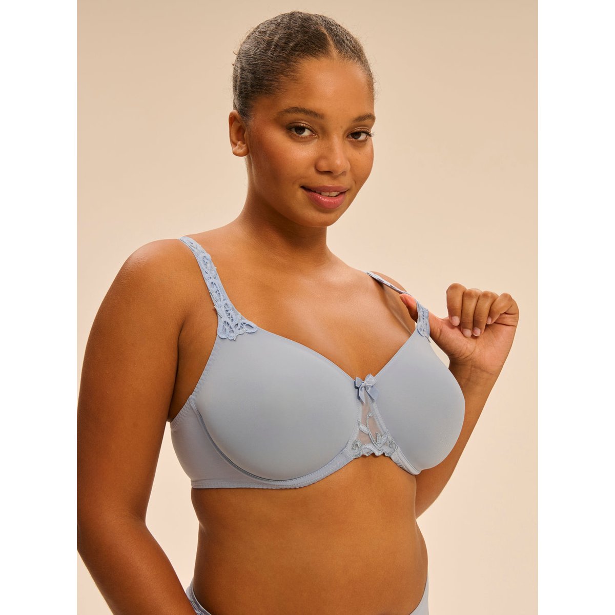 Soutien-gorge emboitant moulé, ANDORA bleu, SIMONE PERELE