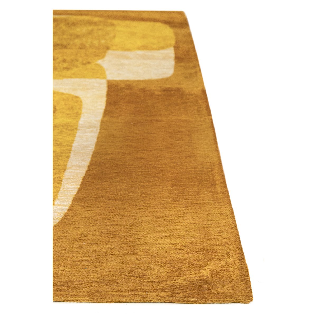 Tapis salon et chambre moderne tissé plat TOUC TOUC marron, NOVATREND