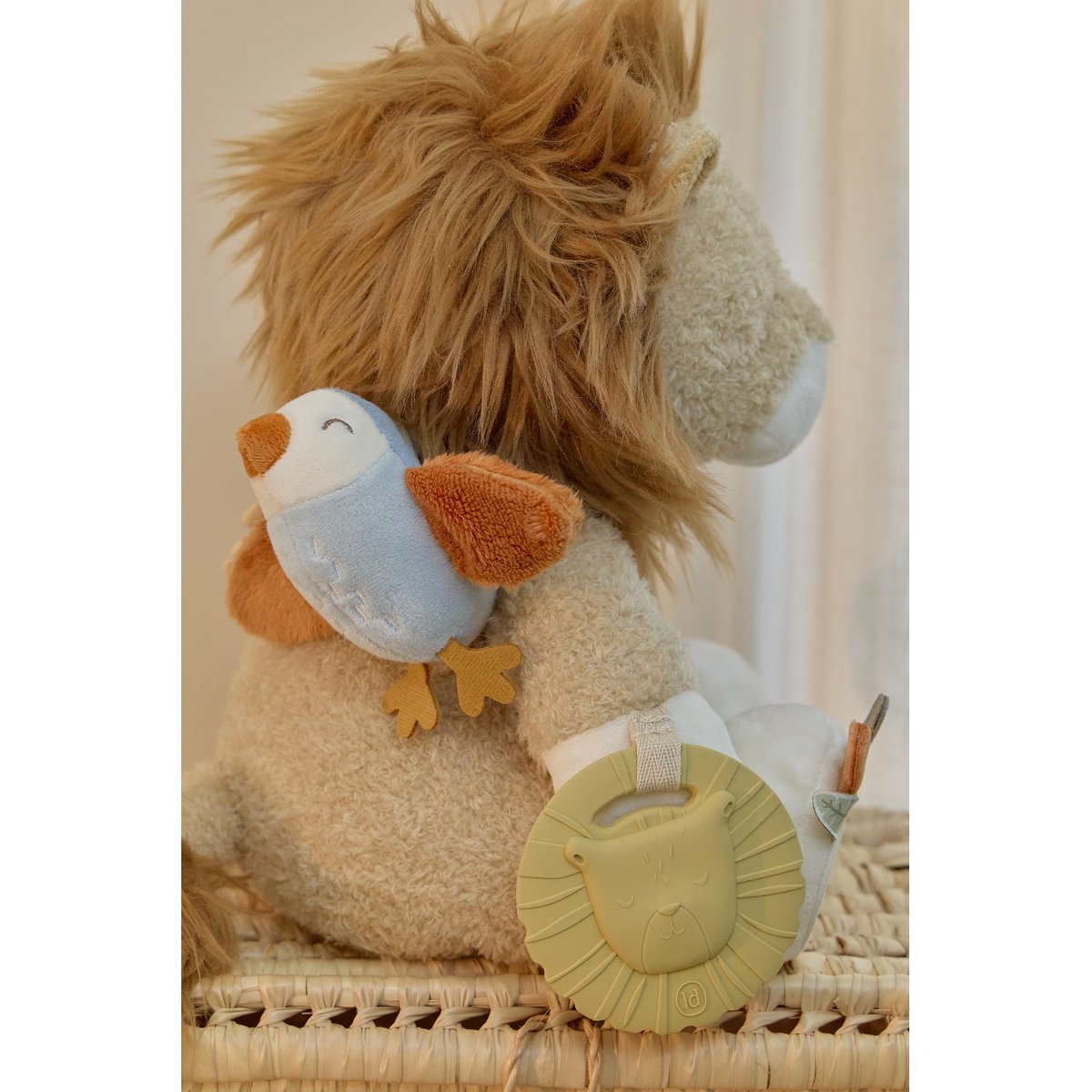Peluche d'activités jaune, LITTLE DUTCH