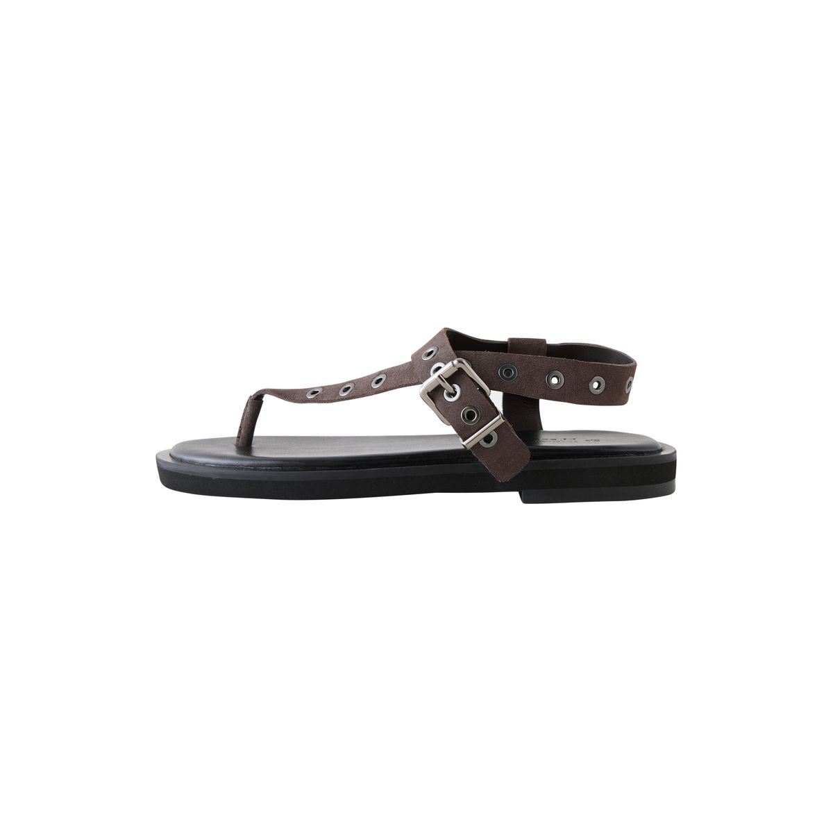 Sandales en cuir asymétriques n. premium gris/marron, NEXT