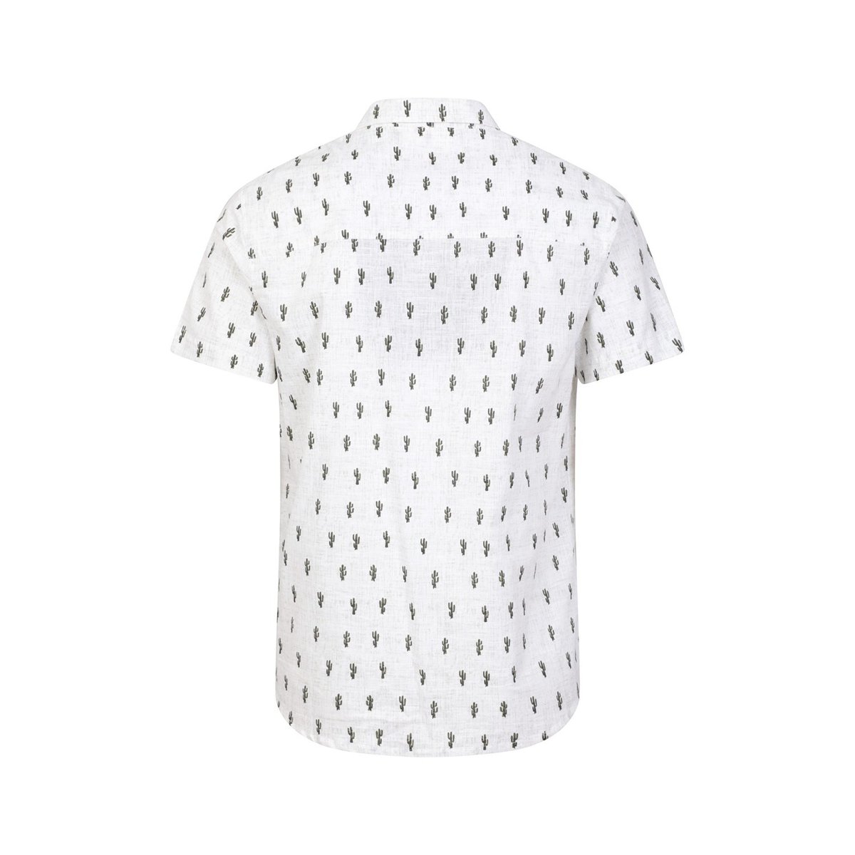 Chemise manches courtes motif/style imprimé PRESTON blanc, MOUNTAIN WAREHOUSE