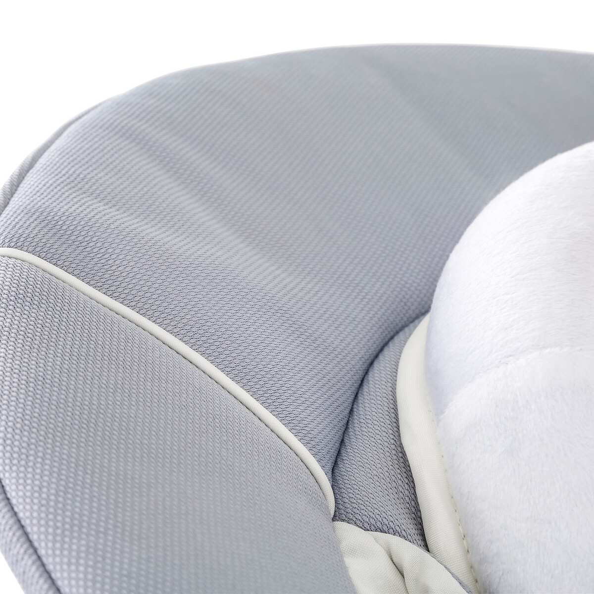 Transat balancelle pour chaise haute évolutive Alpha 2 en 1 marron gris, HAUCK