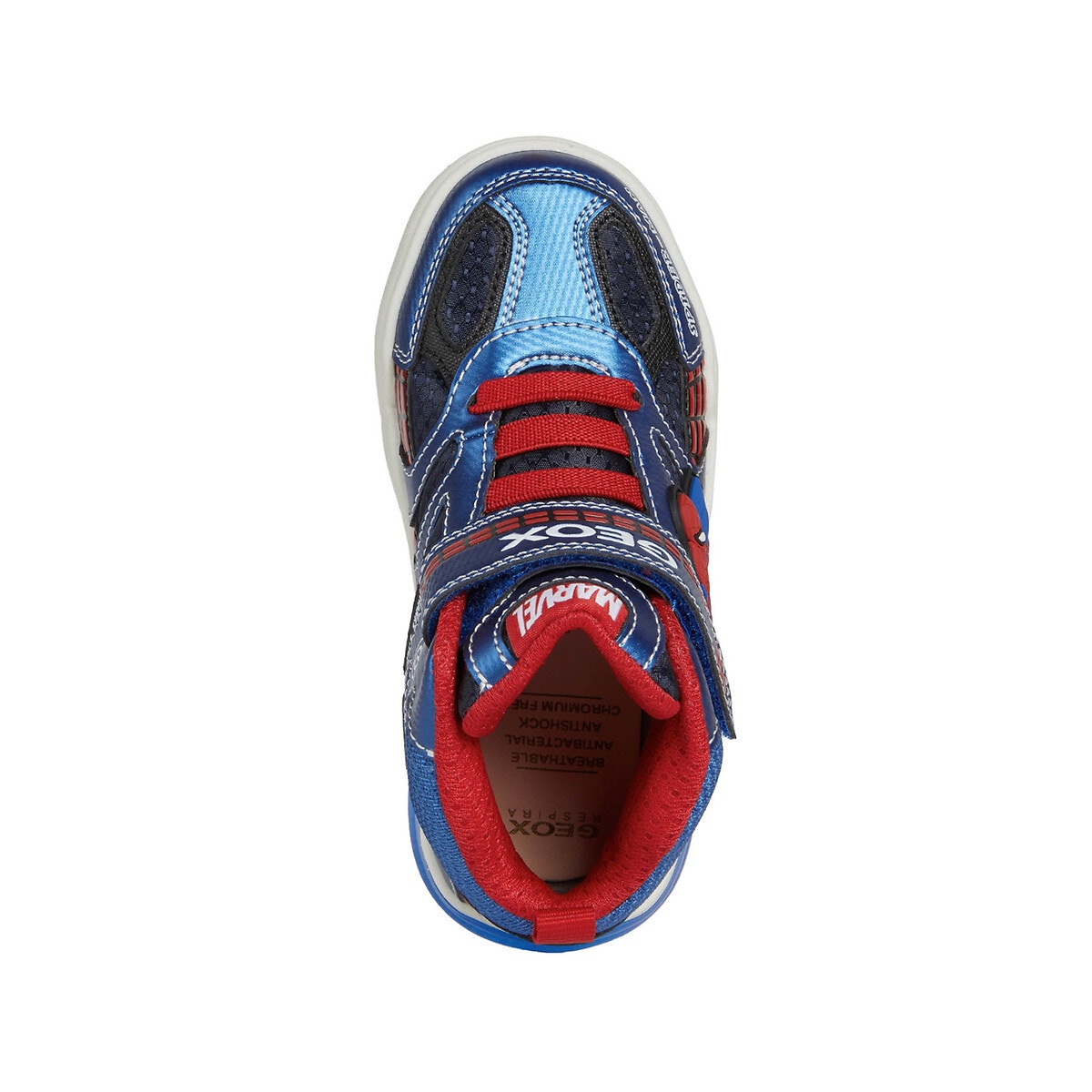 Baskets à LED Grayjay x Spiderman bleu marine, GEOX