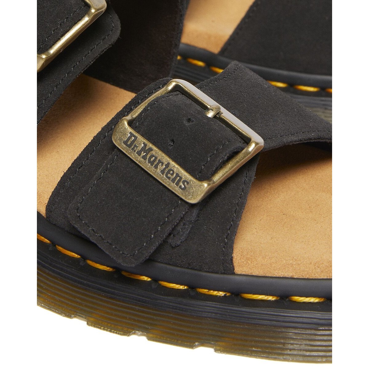 Mules Josef en cuir daim noir, DR. MARTENS