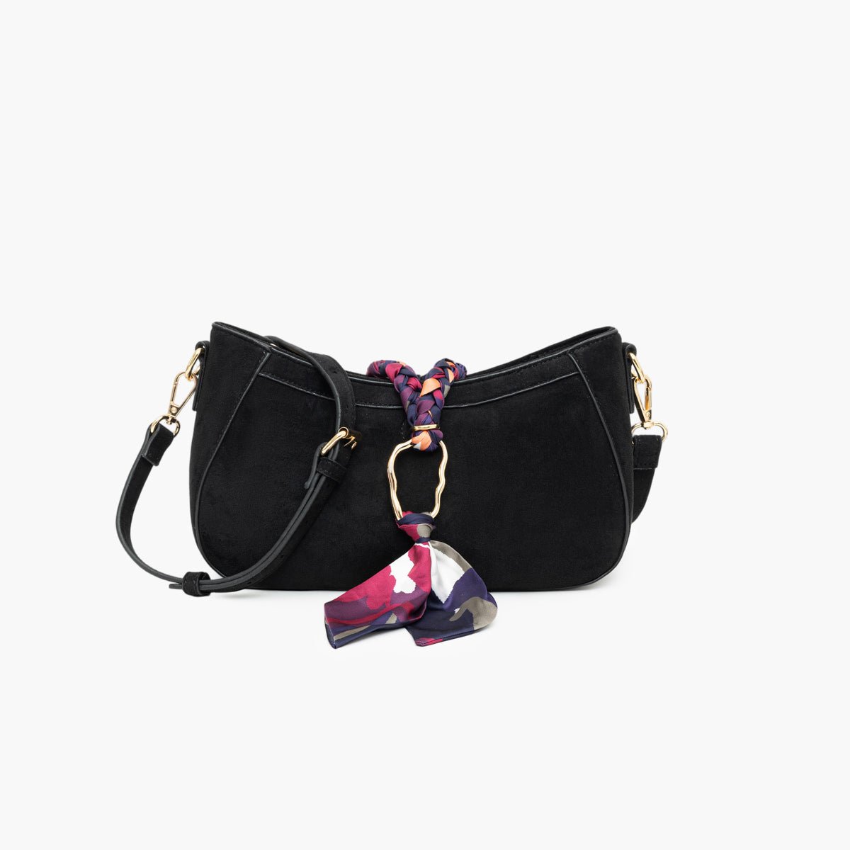 Sac porté épaule  Tivaline noir,doré, LOLLIPOPS