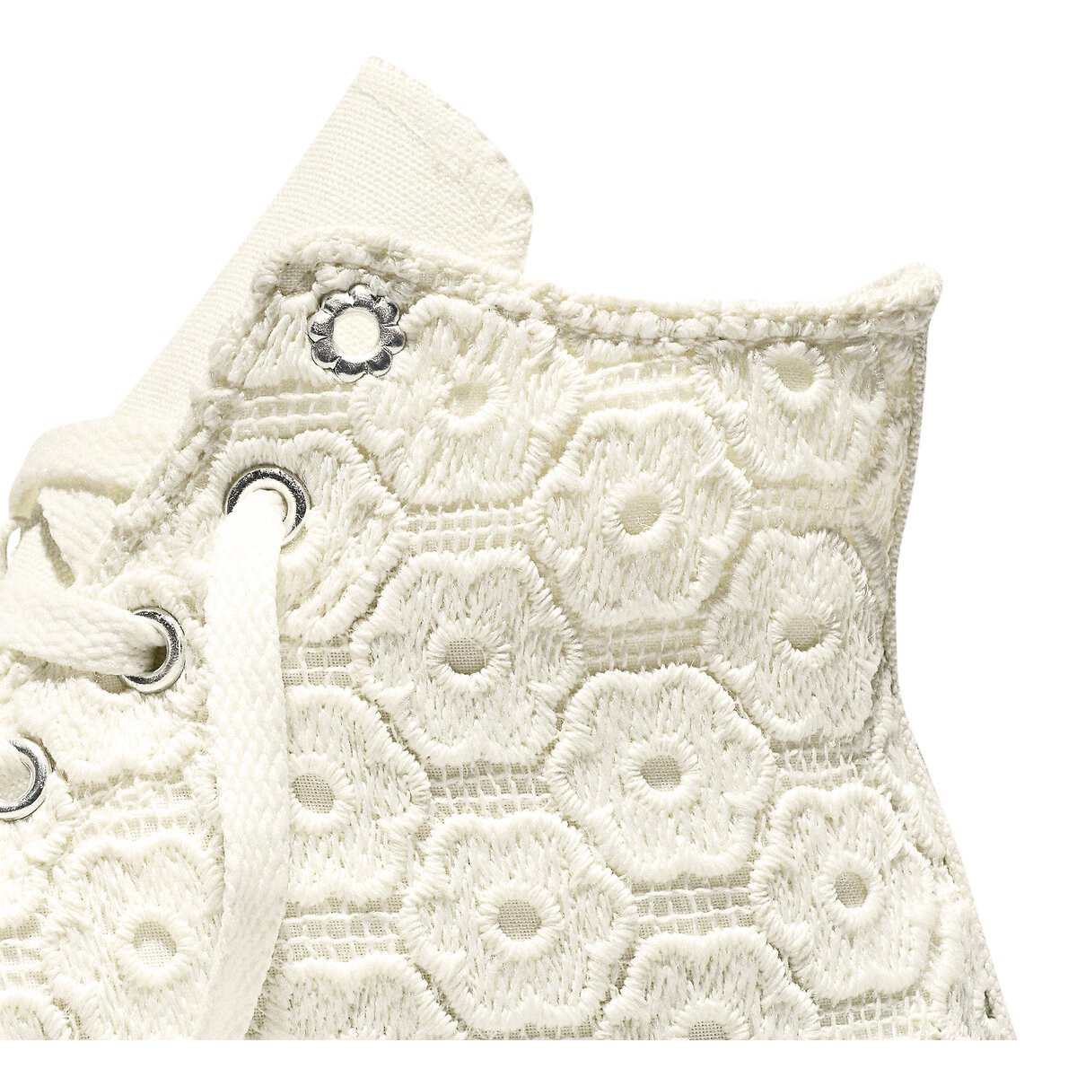 Baskets CHUCK TAYLOR ALL STAR EVA LIFT HI CROCHET ecru, CONVERSE