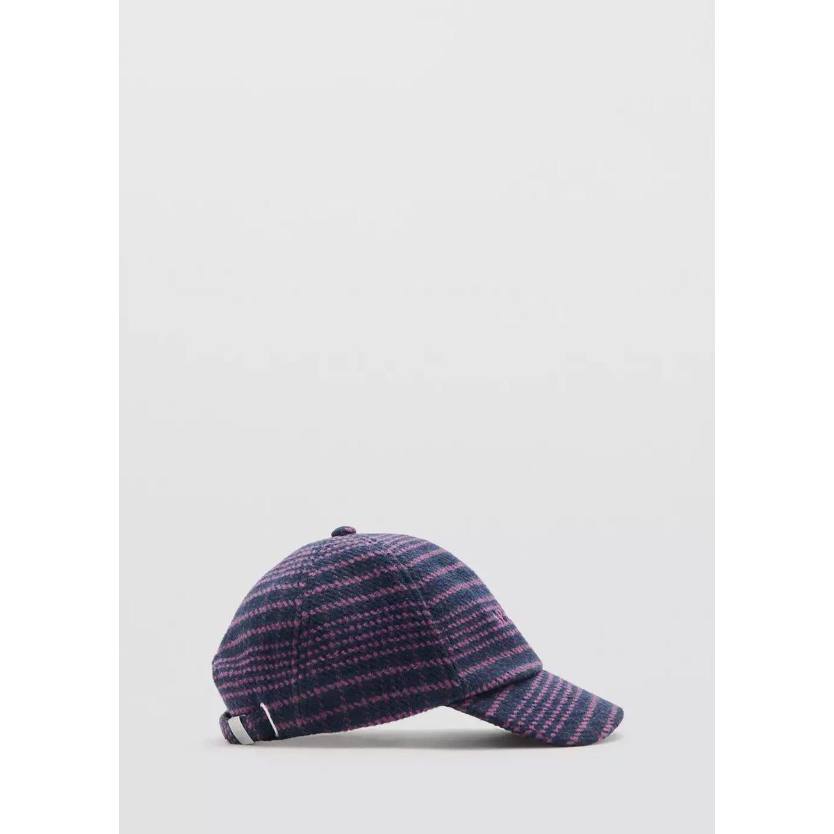 Casquette en drap de laine brodée bleu marine, MANGO KIDS