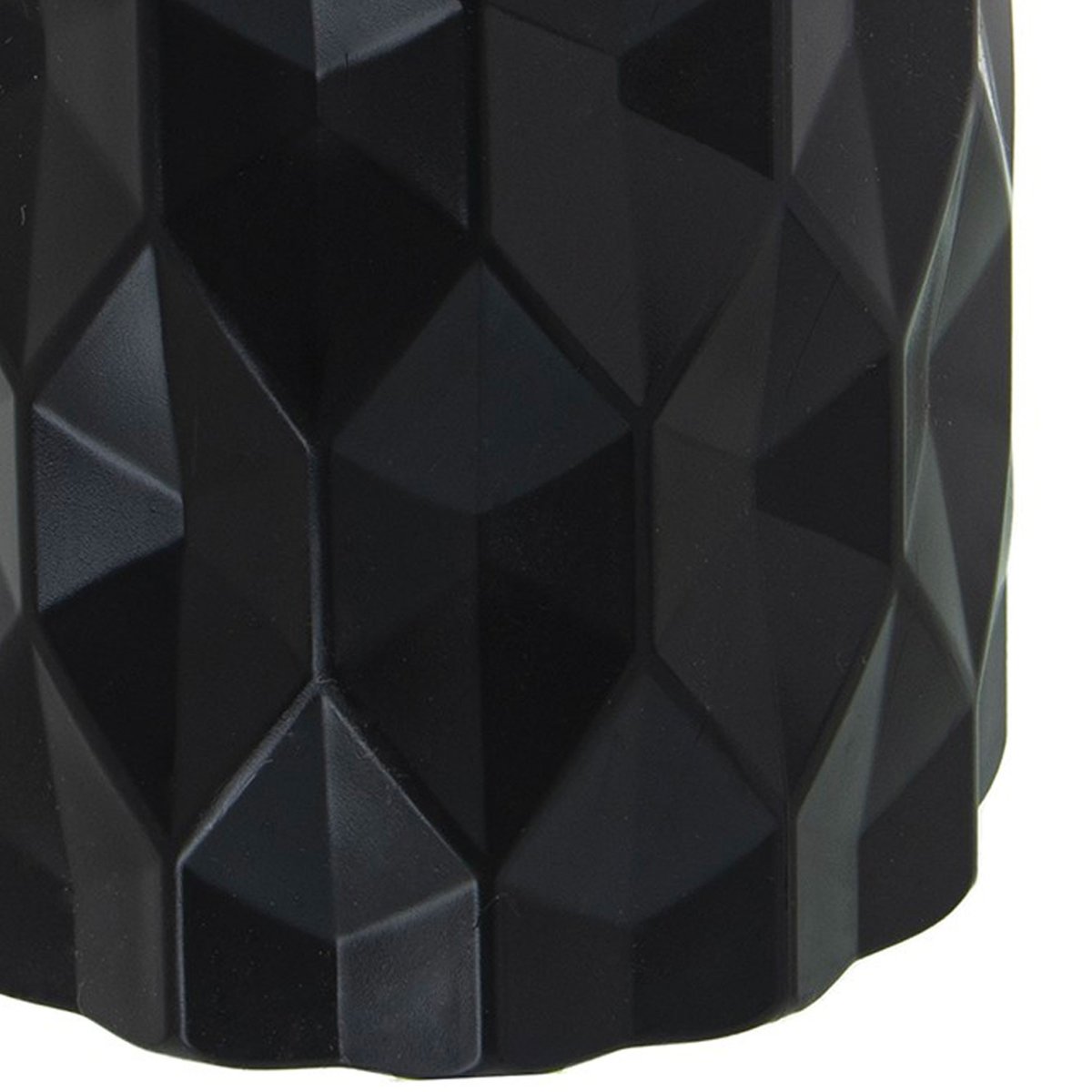 Porte brosse à dents acrylique noir noir, WADIGA