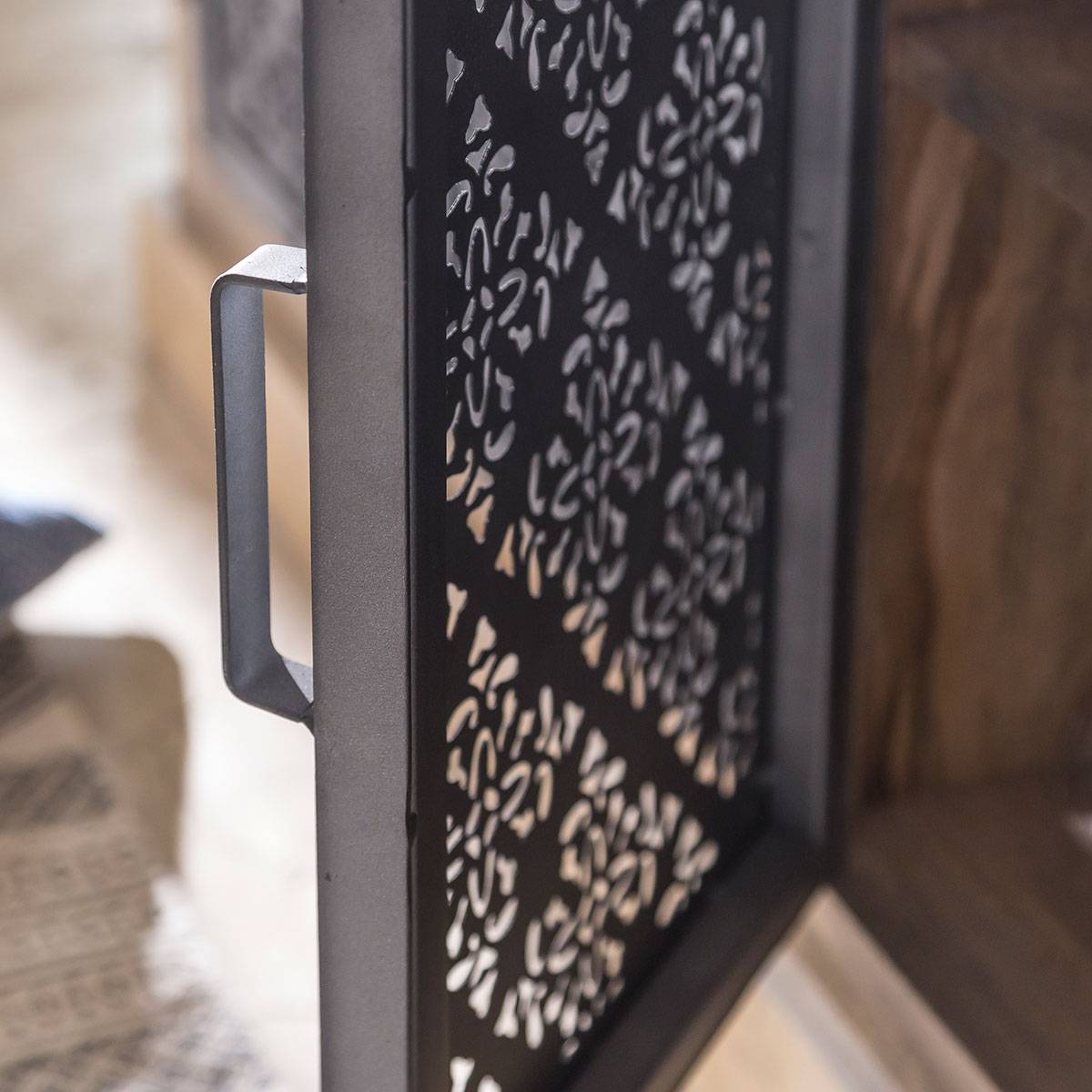 Buffet en bois de manguier SAHARA gris, MADE IN MEUBLES
