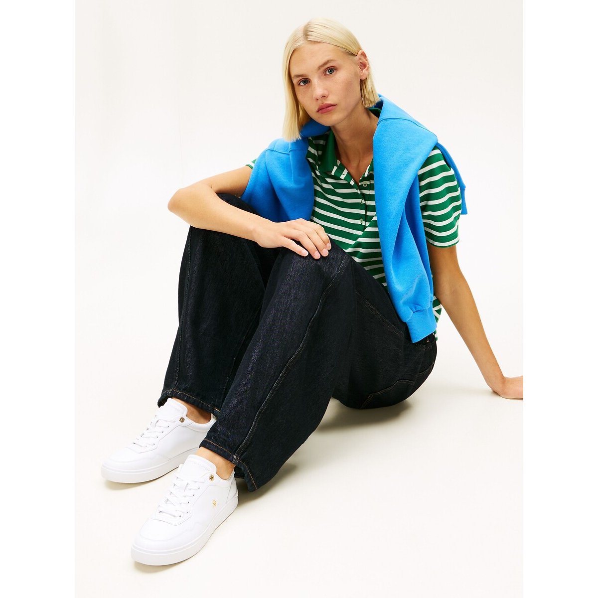 Casual Cupsole Trainers white, TOMMY HILFIGER