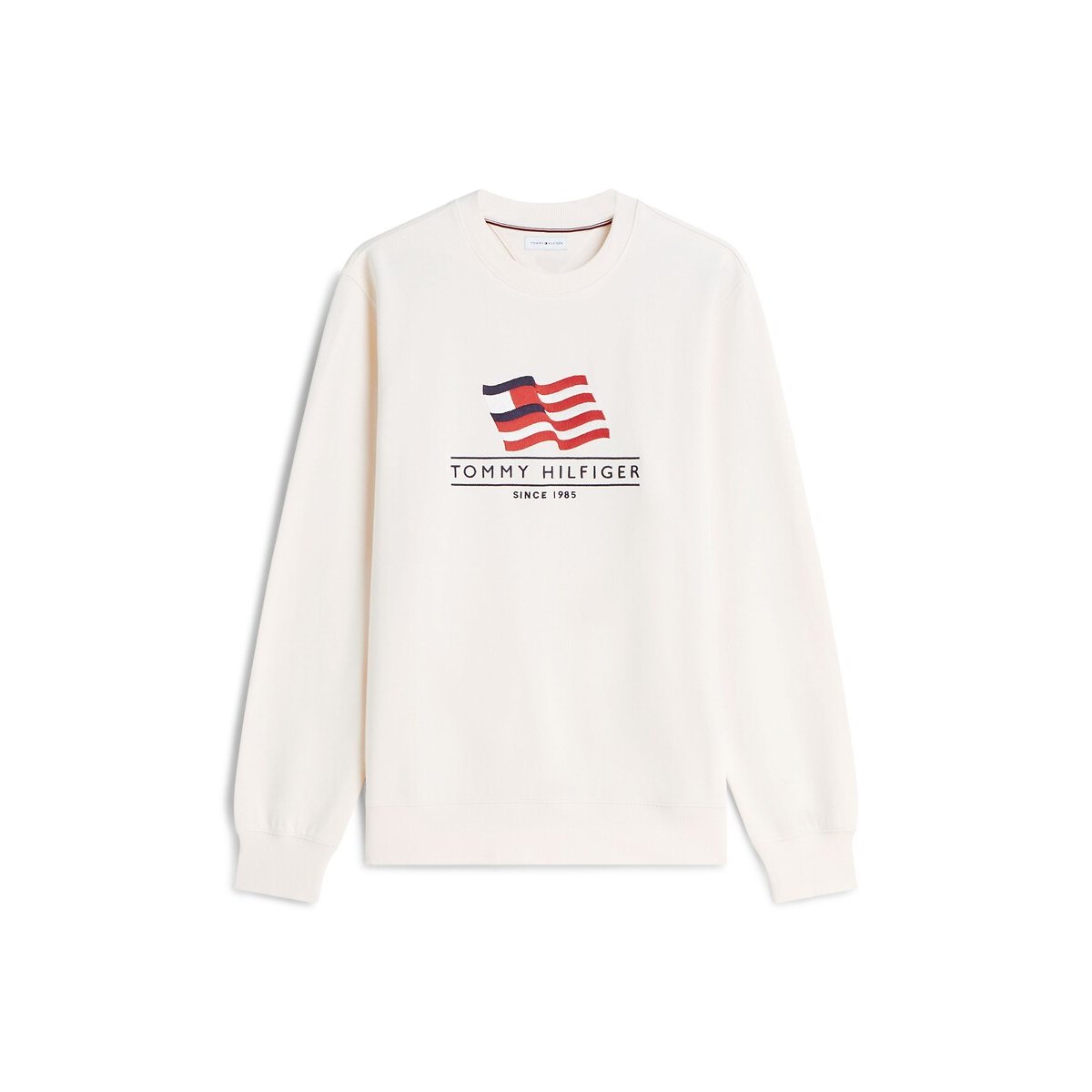 Sweat col rond ecru, TOMMY HILFIGER