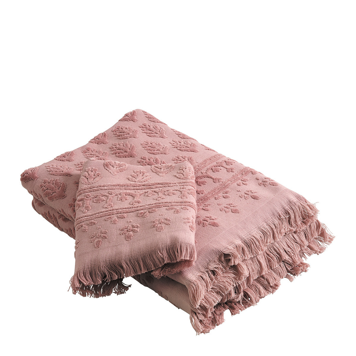Serviette de bain rose, MATHILDE M