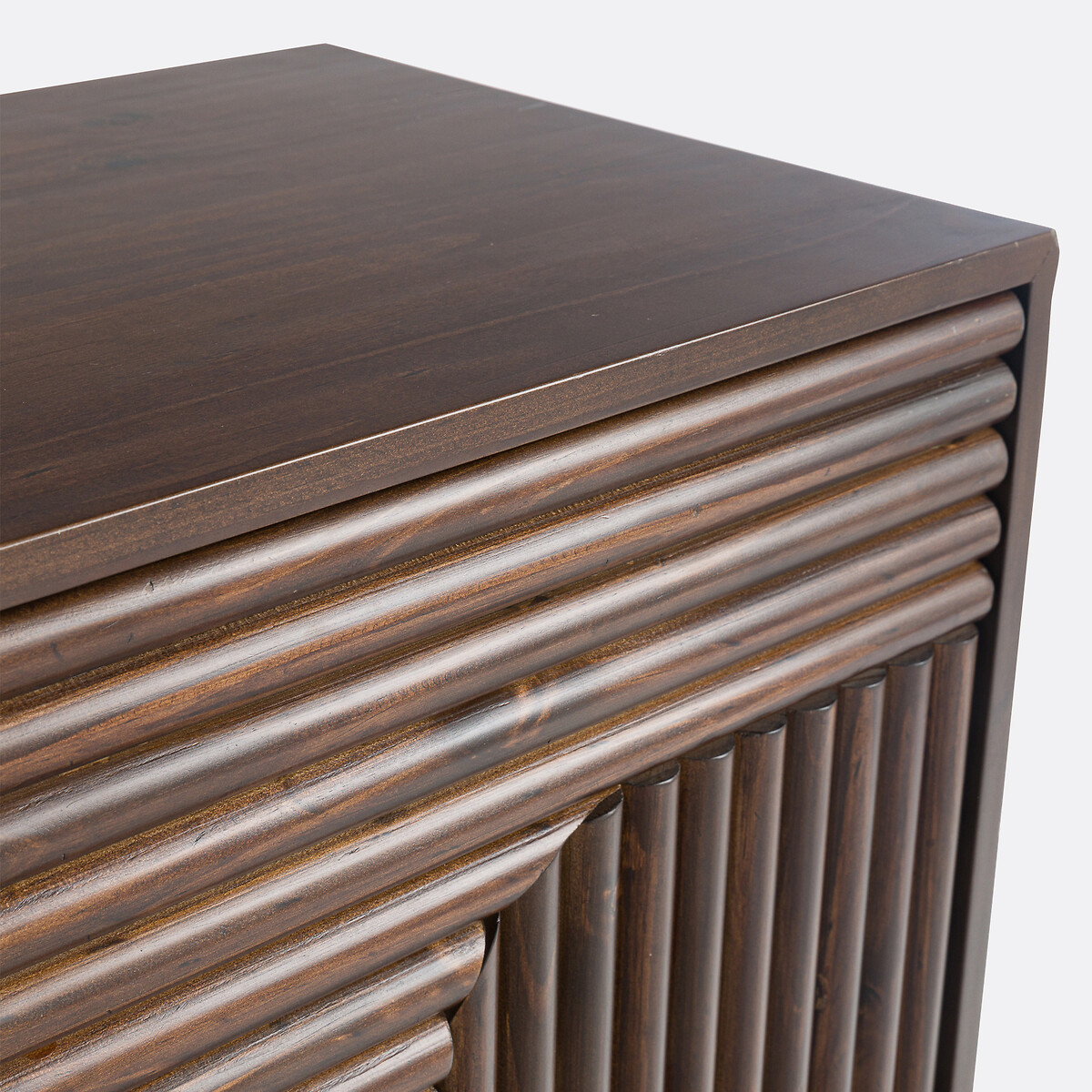 Sideboard Sevan mit 4 Türen, Kiefer massiv dunkles holz, LA REDOUTE INTERIEURS