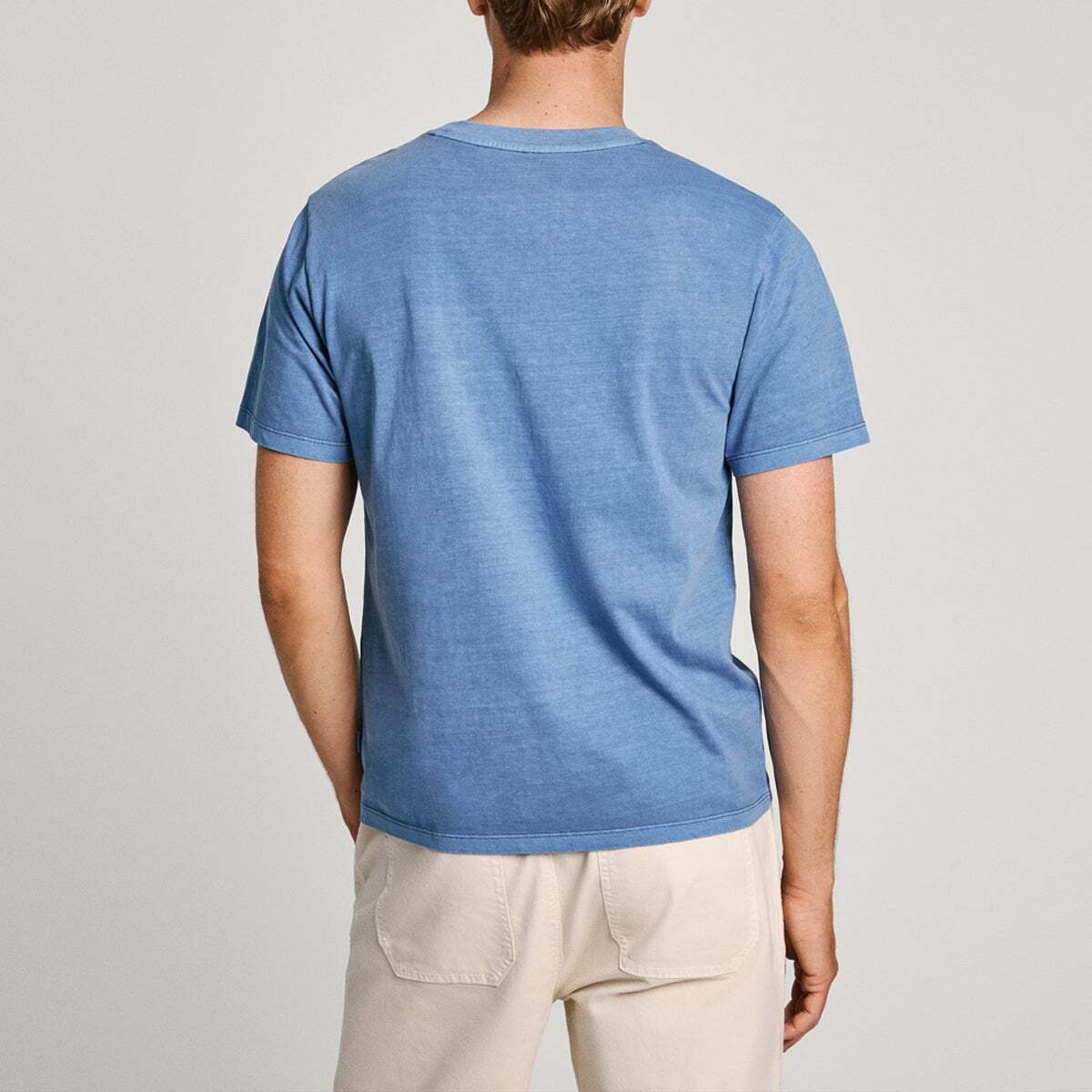 T-Shirt Coupe Regular Avec Logo bleu union, PEPE JEANS