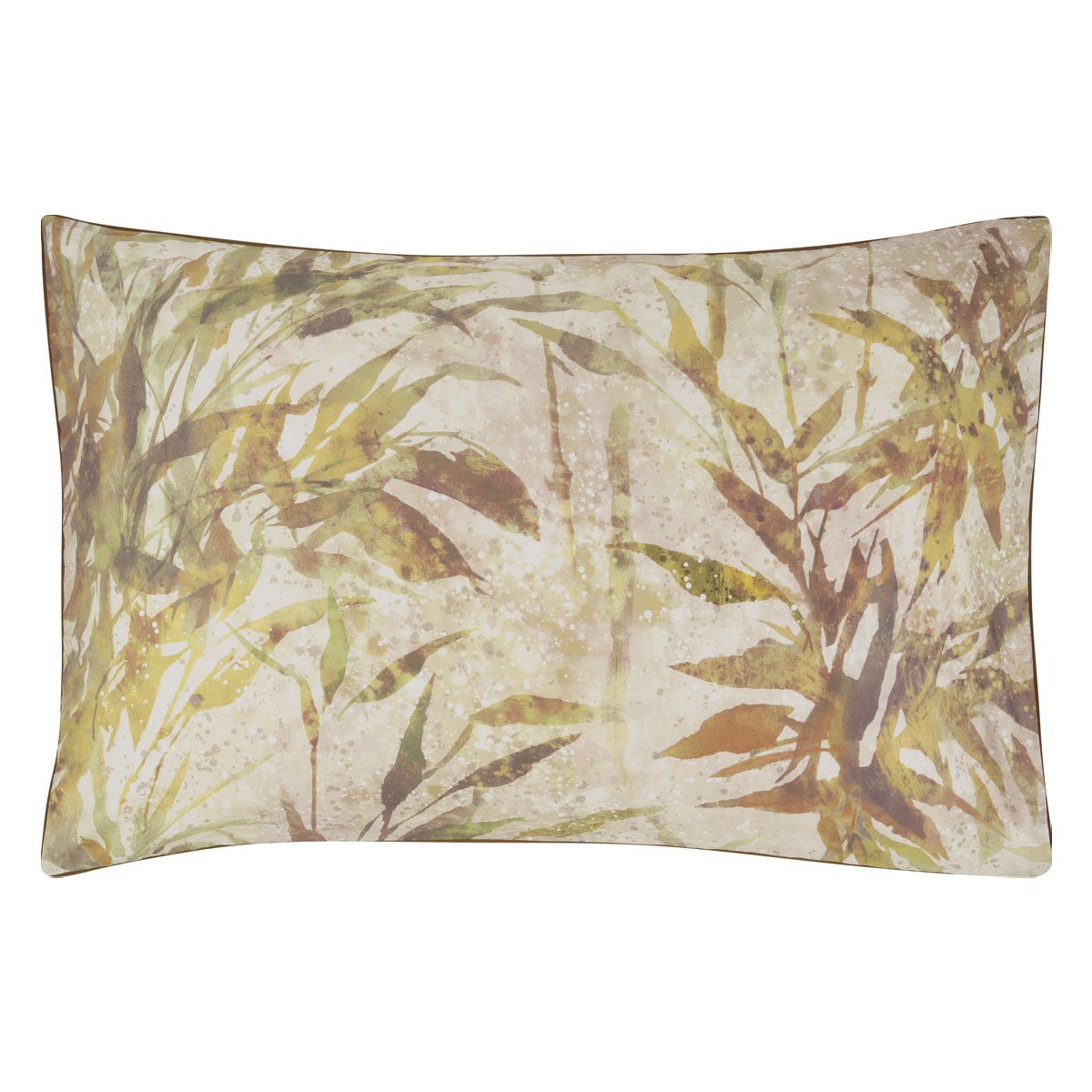 Taie d'oreiller imprimée en percale de coton, JARDIN CHINOIS beige, DESIGNERS GUILD
