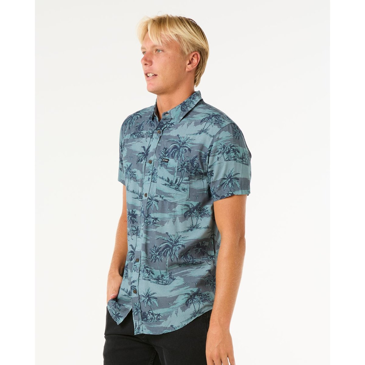 Chemise DREAMER BARREL KILLA S/S SHIRT pine night, RIP CURL