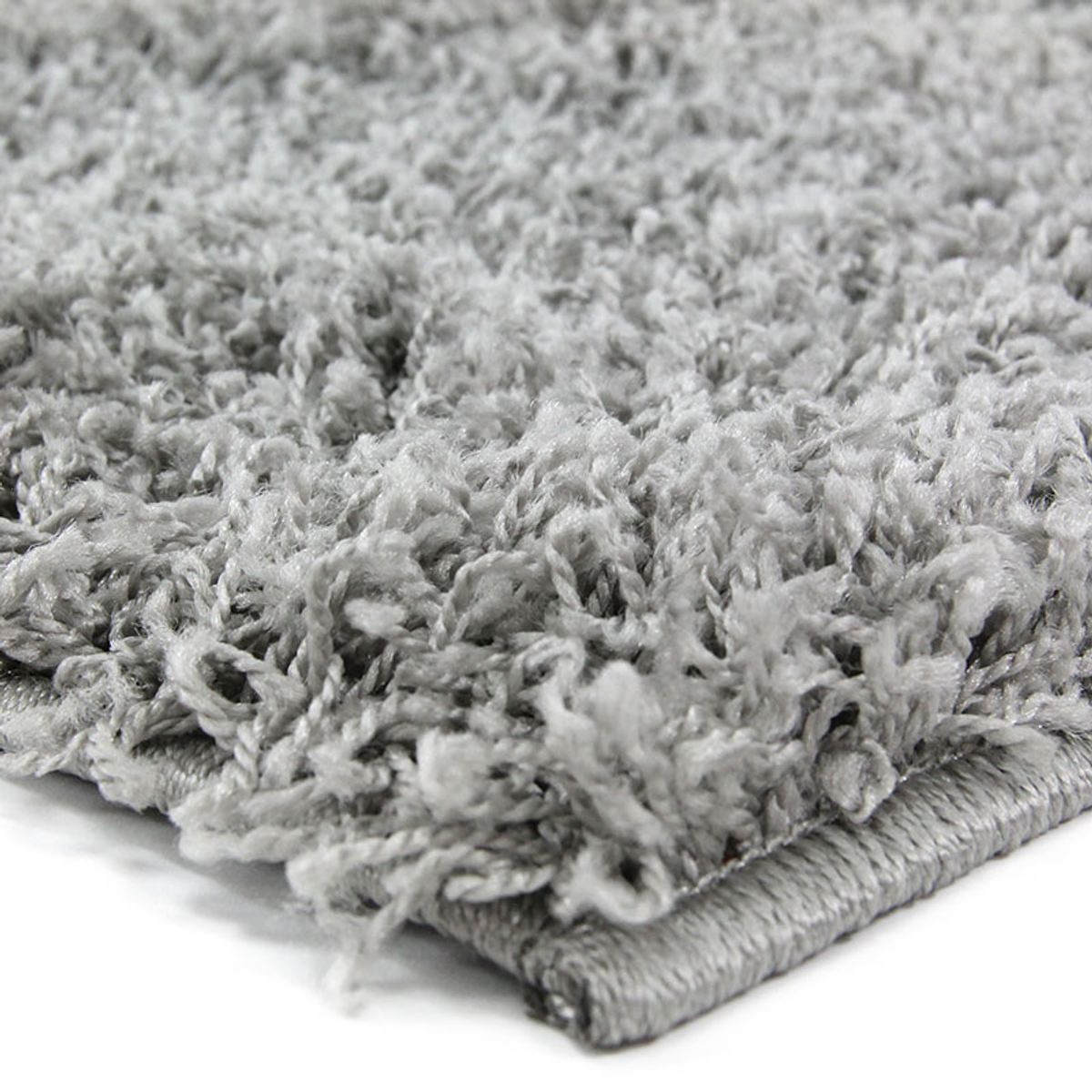 Tapis à poils longs toucher laineux DOMINO gris, THE DECO FACTORY