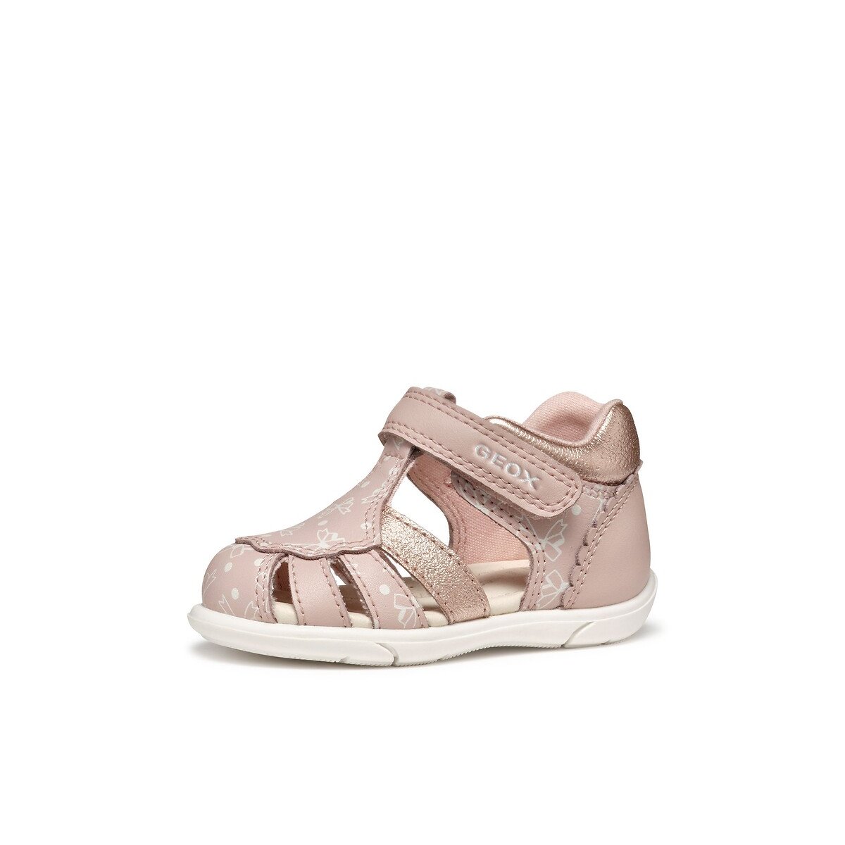 Gesloten sandalen voor eerste stapjes ZAPITO lichtroze, GEOX