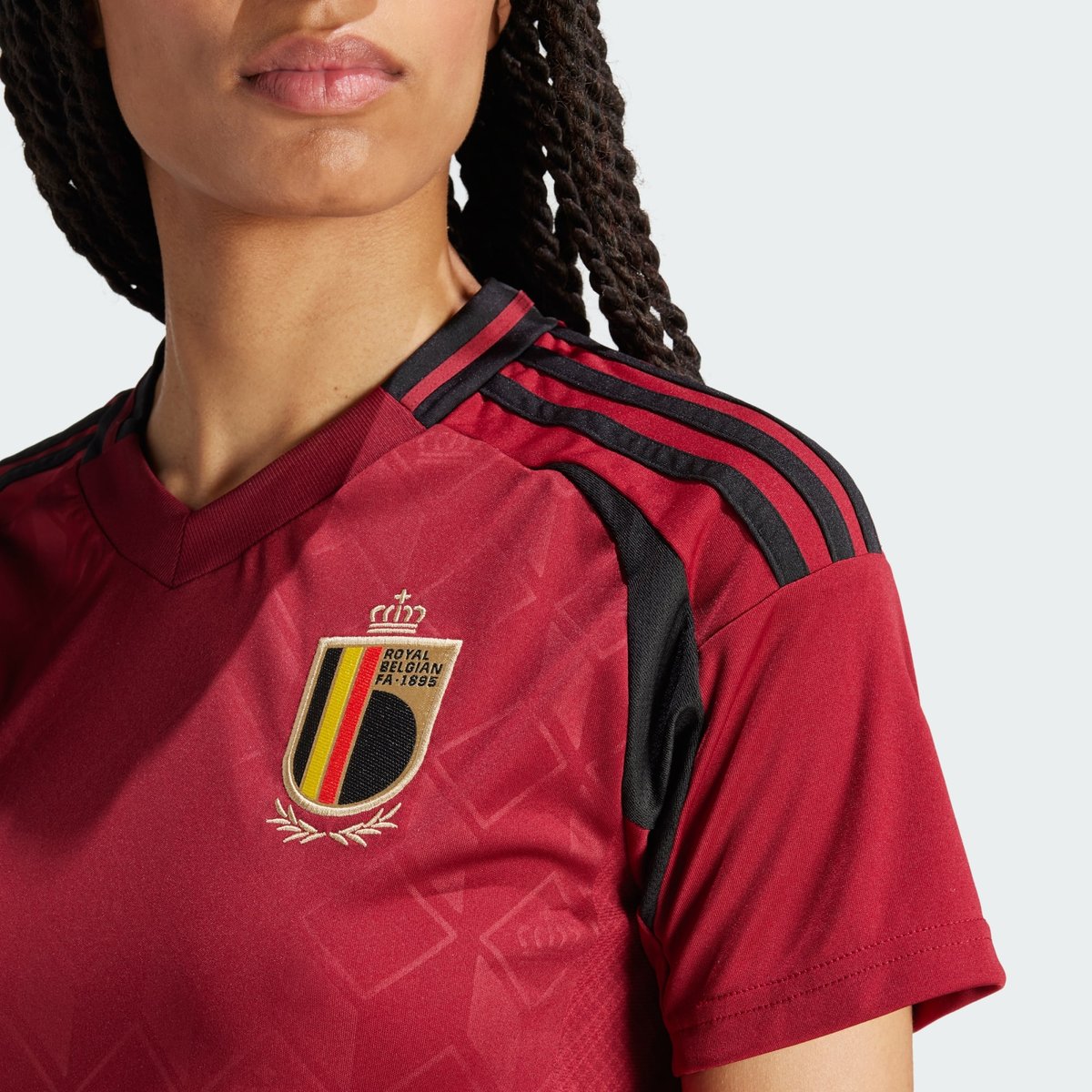 Maillot Domicile Belgique 24 Maillot Domicile Belgique 24 team coll burgundy 2, adidas Performance