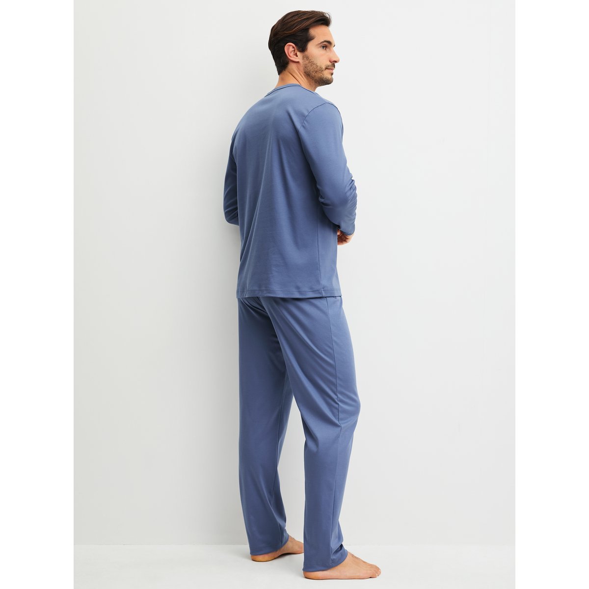 Pyjama, longue manches longues Coton RELAX CHOICE coastal fjord, CALIDA