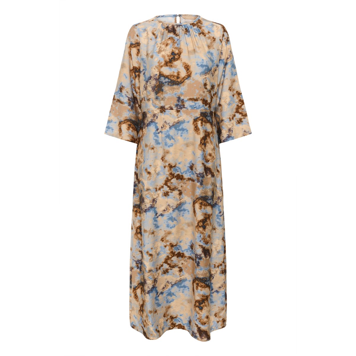 Robe marron bleu brown/blue splash, CULTURE
