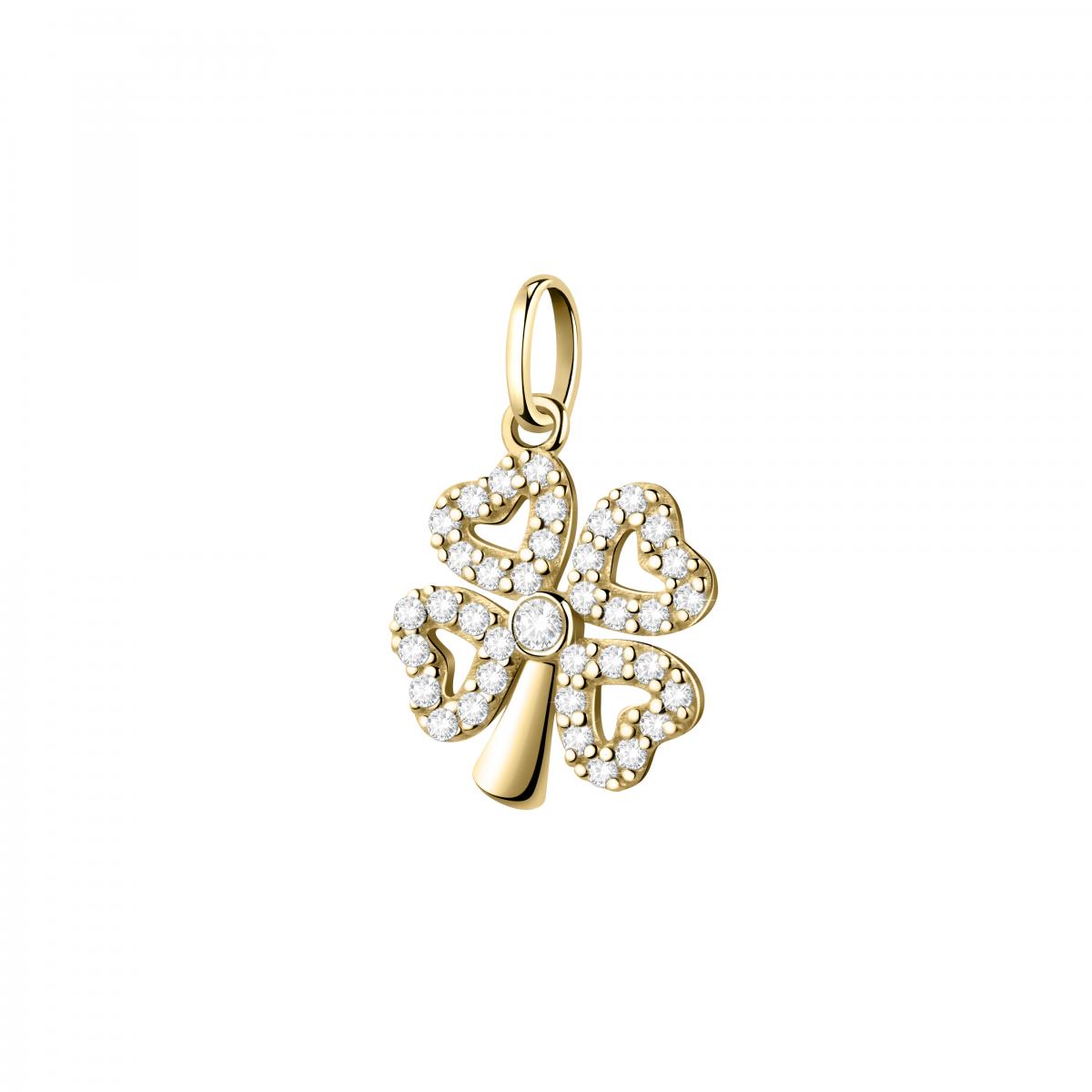 Pendentif En Or Jaune 375 Lady or jaune, BLUESPIRIT
