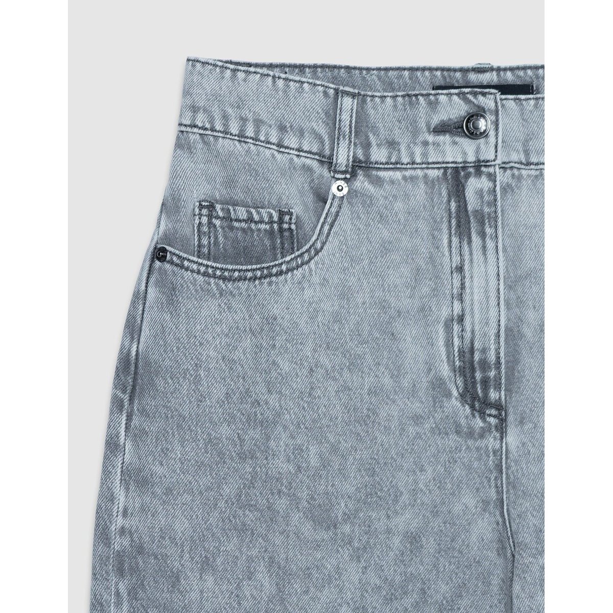 Boyfriend Jeans light grey marl, IKKS