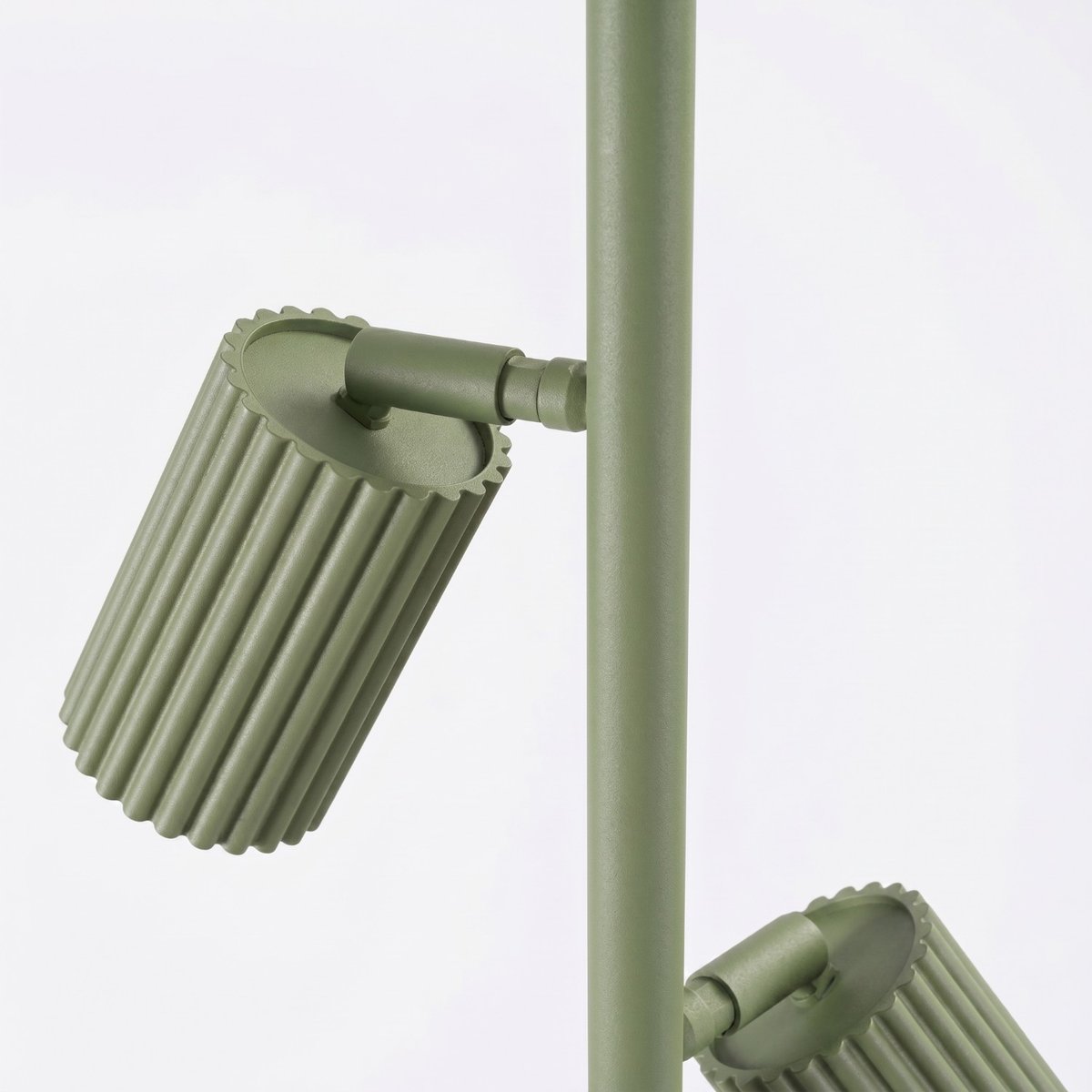 Lampadaire Aluminium Vert Olive GU10 3 KARBON vert olive, EDEN