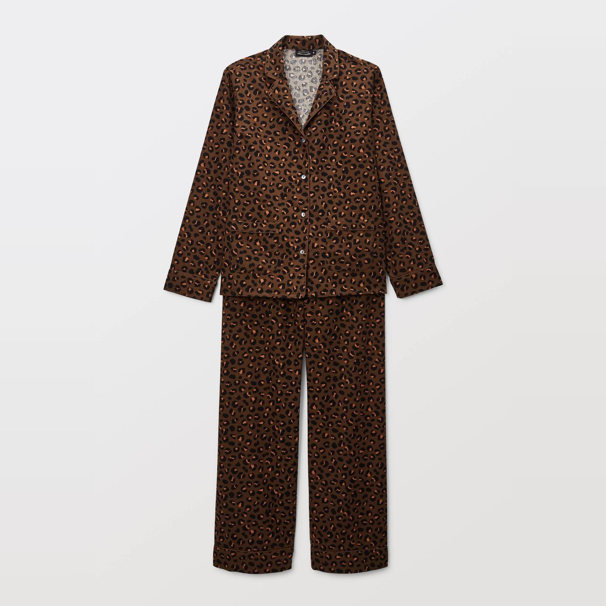Pyjama imprimé léopard en coton BIO ours, MONOPRIX