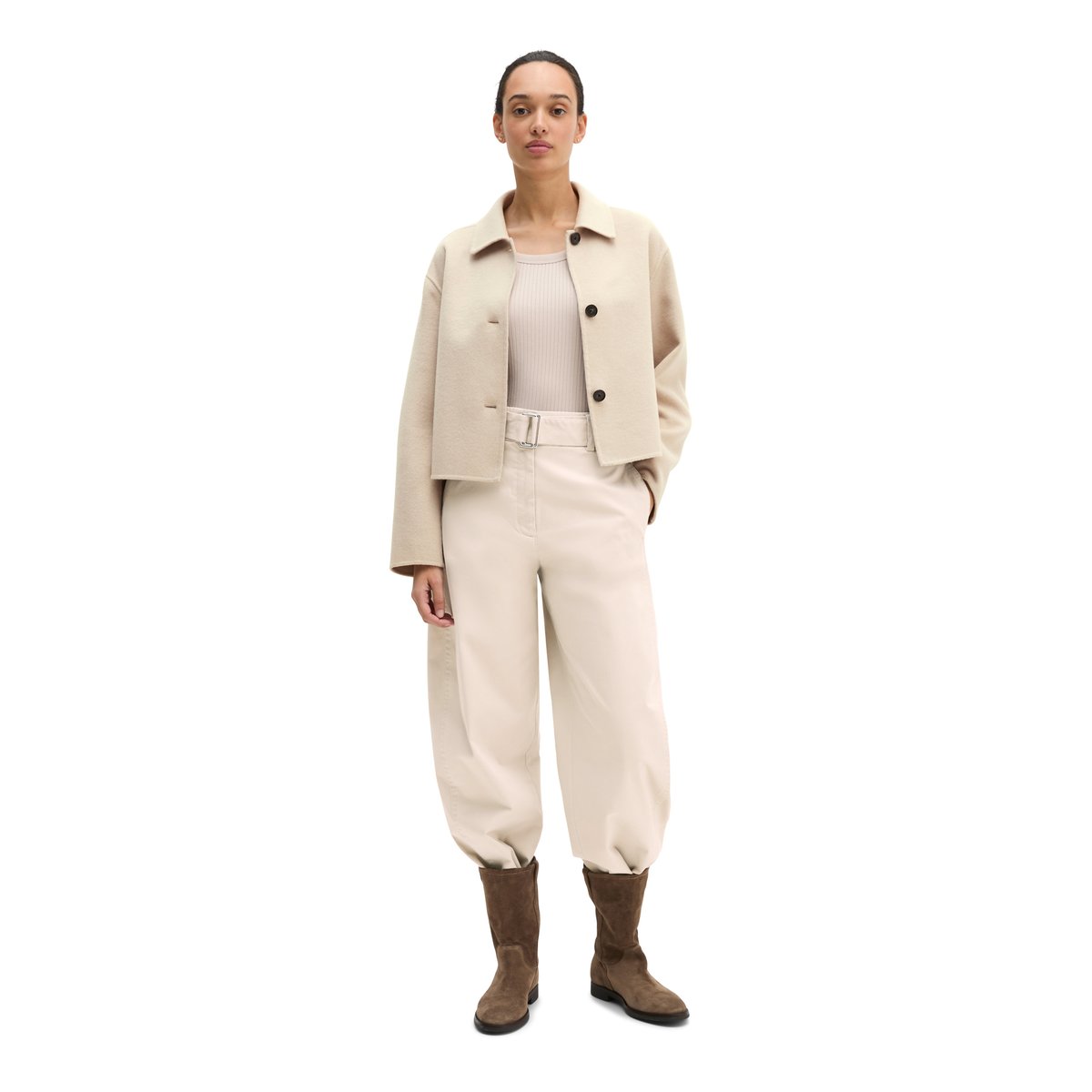 Veste en laine regular en double face de haute qualité gris, MARC O'POLO