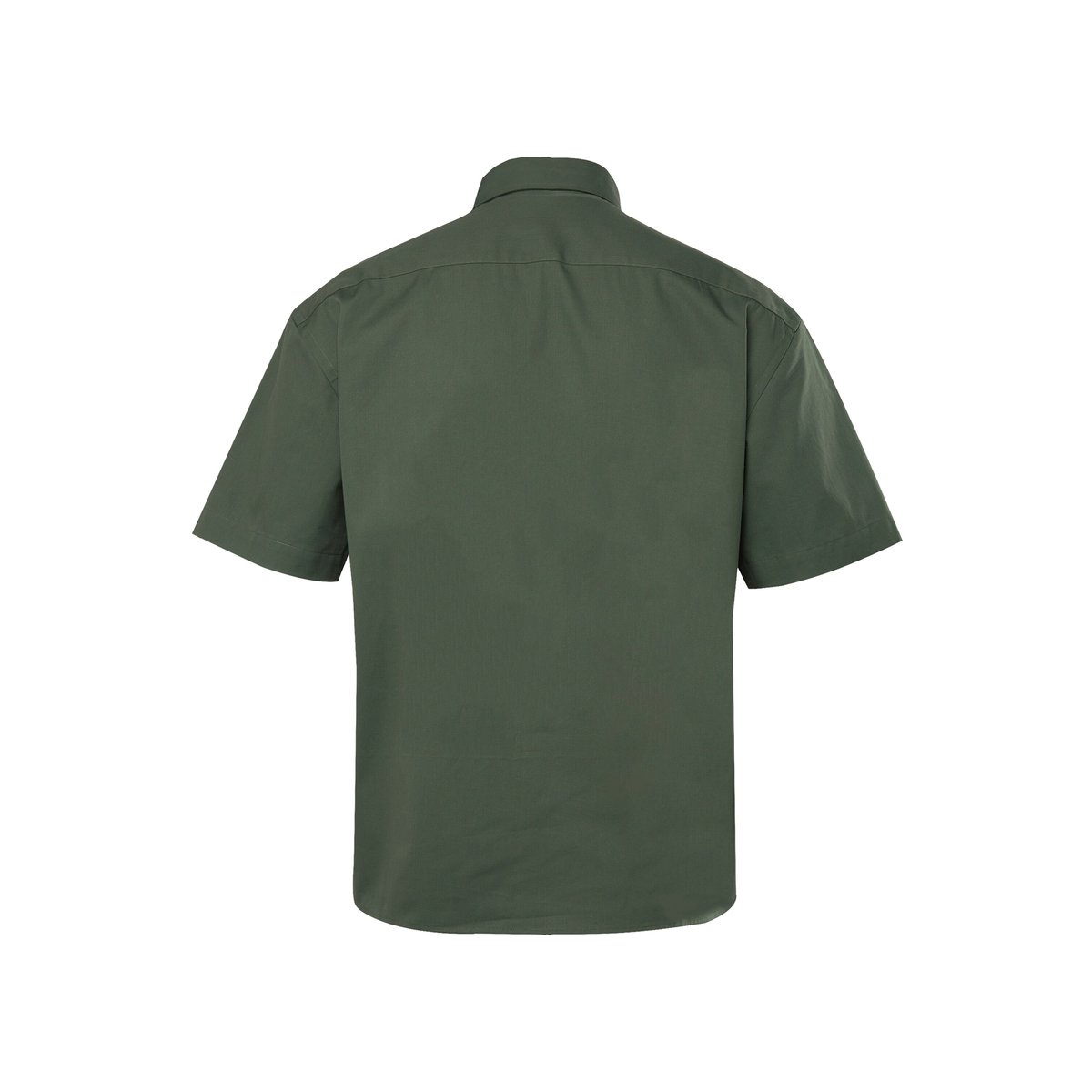 Chemise à manches courtes et col kent. Coupe kaki, STHUGE