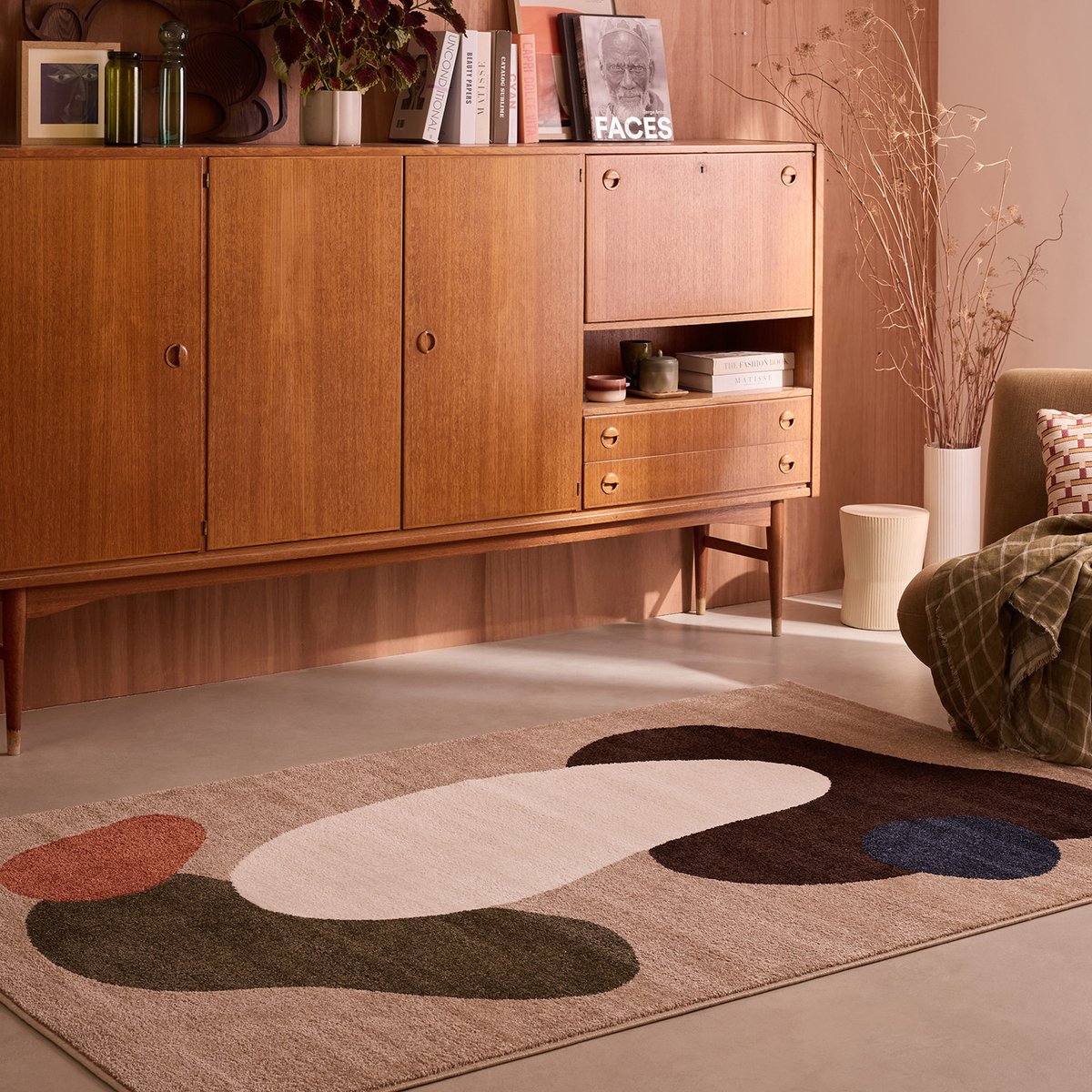 Tapis intérieur motif abstrait multicolore EUPHORIA multicolore, NAZAR RUGS