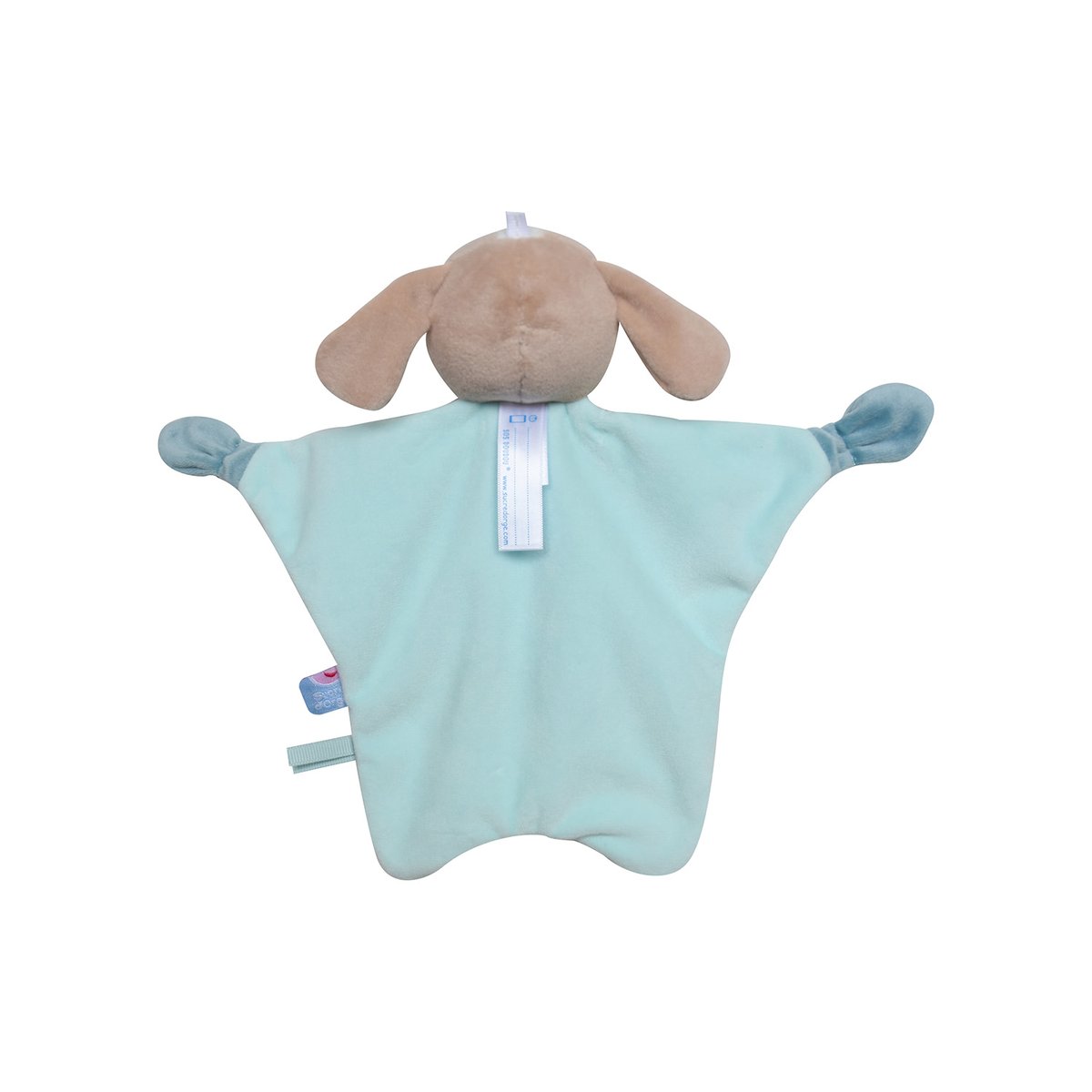 Doumou chien velours doux vert, SUCRE D'ORGE