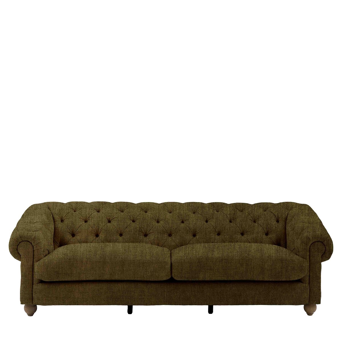 Charter Chenille Button-Back 4-Seater Sofa dark olive, ÉDITÉ