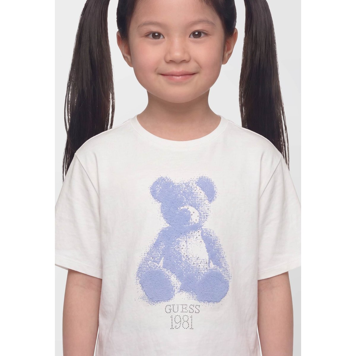 T-Shirt Imprimé blanc, GUESS KIDS