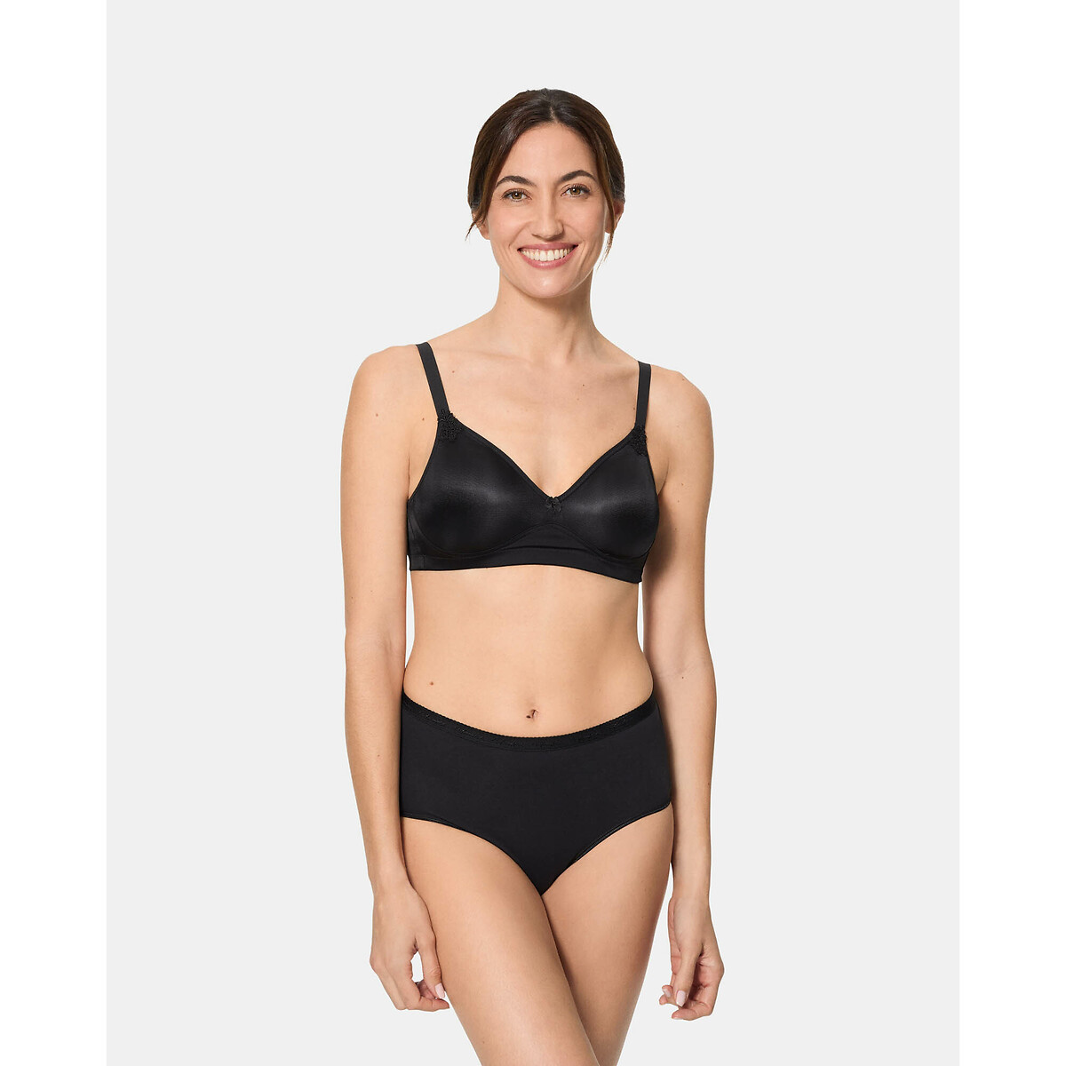 Reggiseno senza ferretti Essential Support nero , PLAYTEX