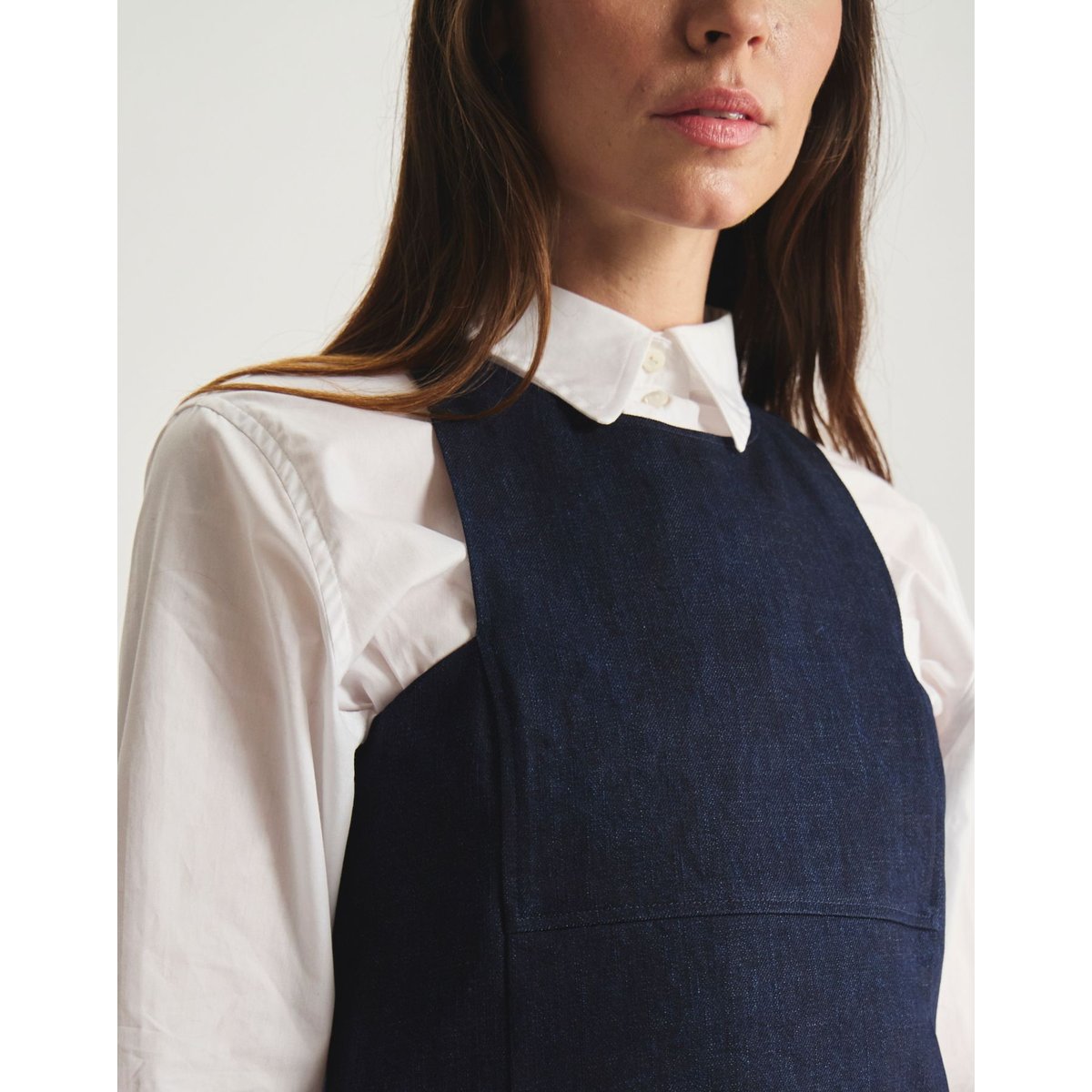 Robe Polly en coton bleu, INES DE LA FRESSANGE PARIS