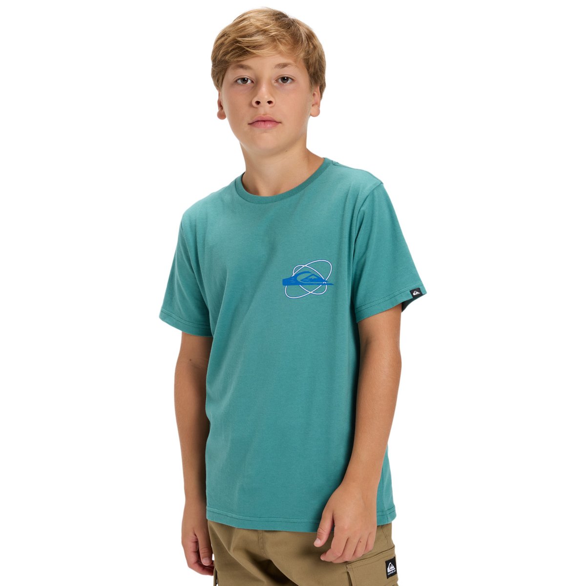 T-shirt à manches courtes EVO WAVES FESTIVAL vert deep sea, QUIKSILVER