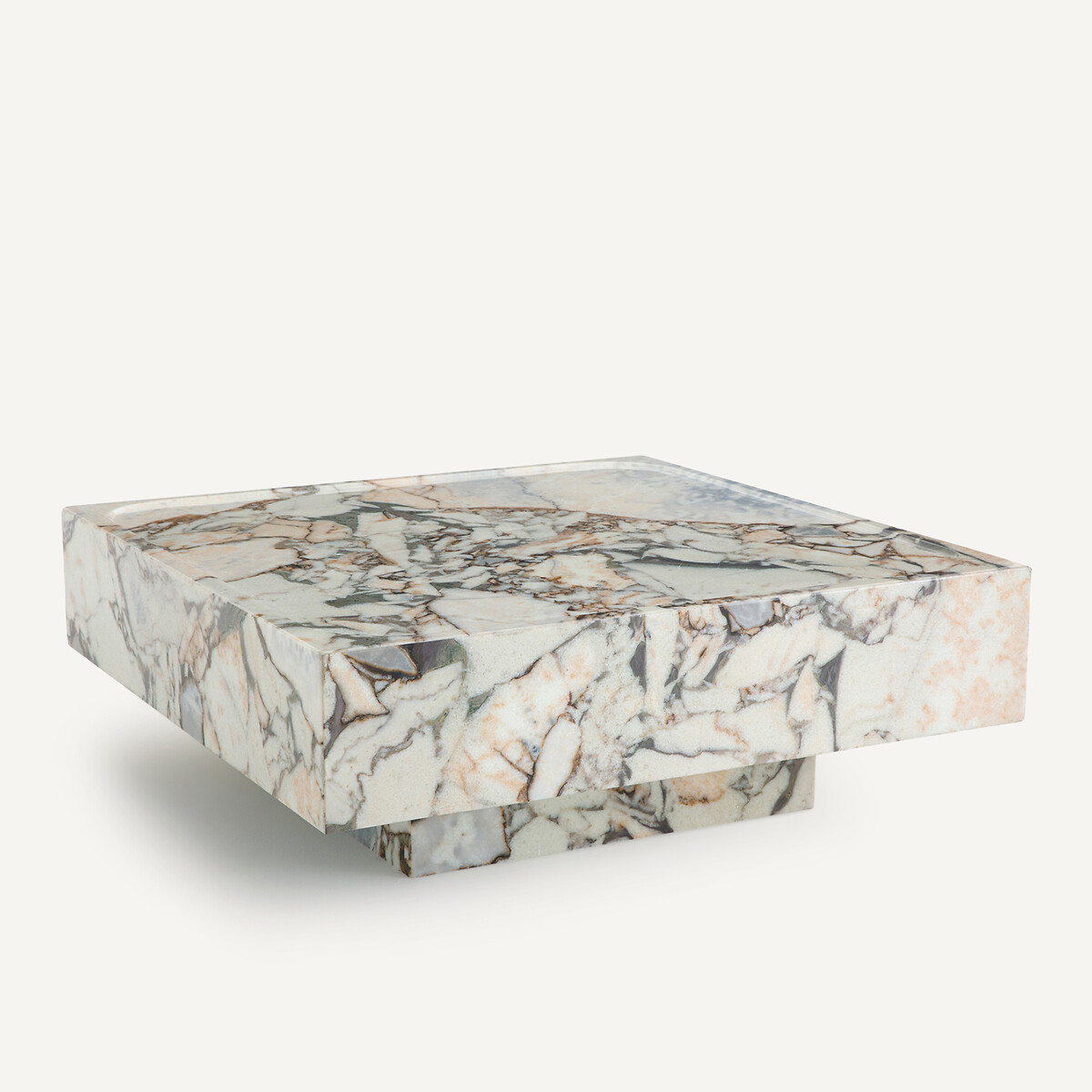 Table basse carrée, en marbre, Eros marbre, AM.PM