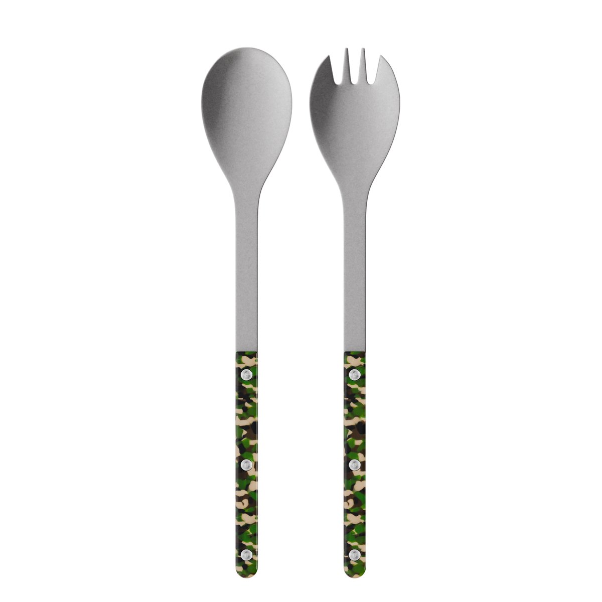 Couverts à salade, Bistrot Vintage Camouflage couleur unique, SABRE