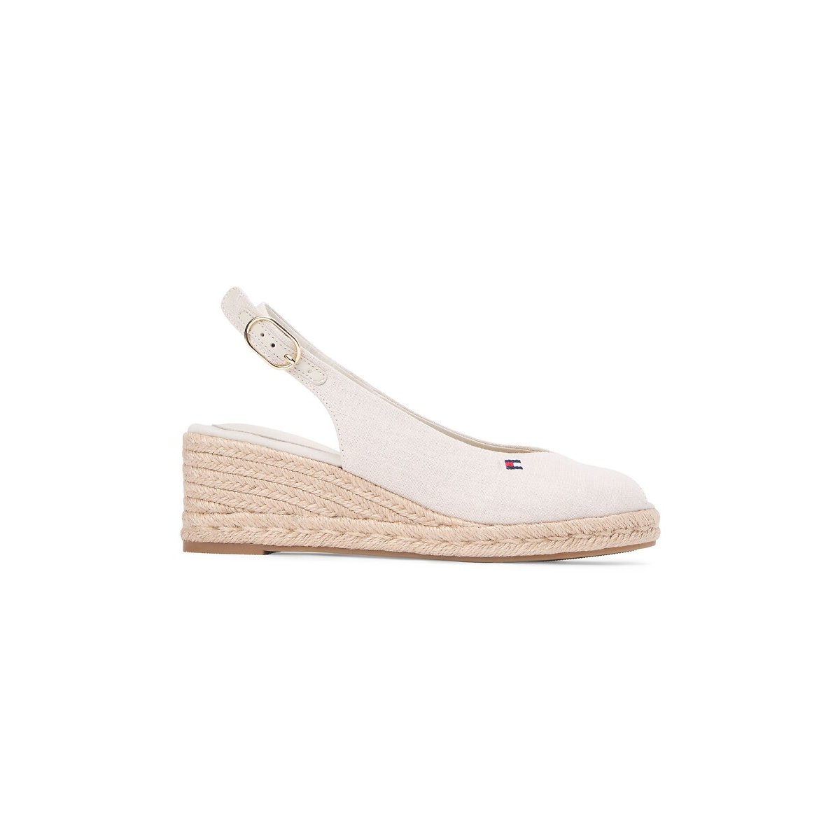 Slingback Sandals ecru , TOMMY HILFIGER