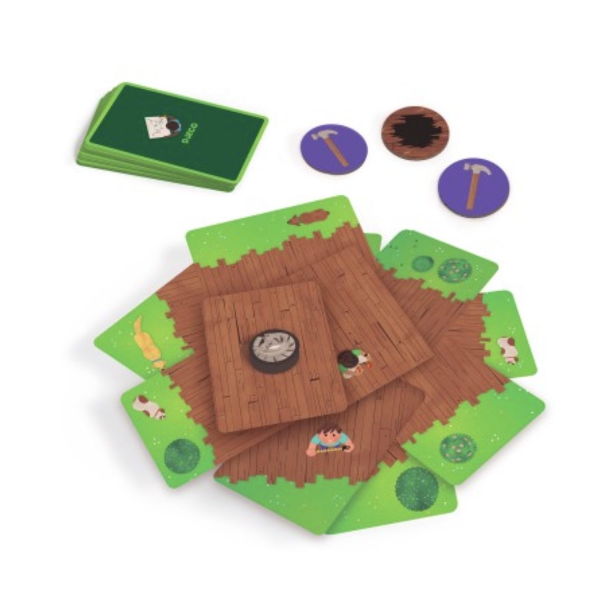 Jeu de cartes - Cabana boom - couleur unique, DJECO