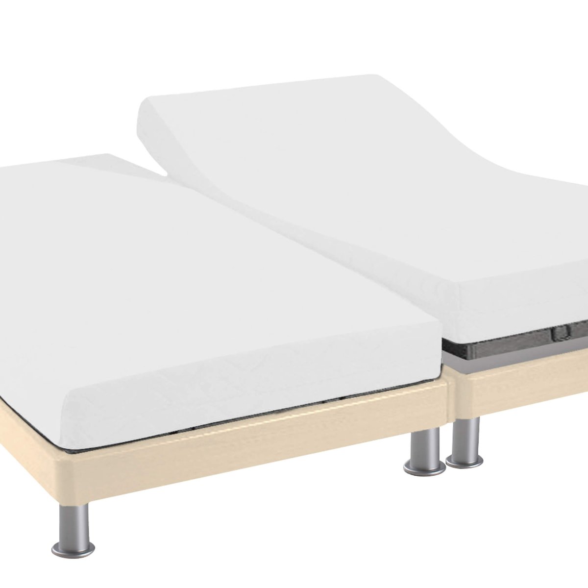 Protège matelas TPR anti-acariens imperméable blanc, TERRE DE NUIT