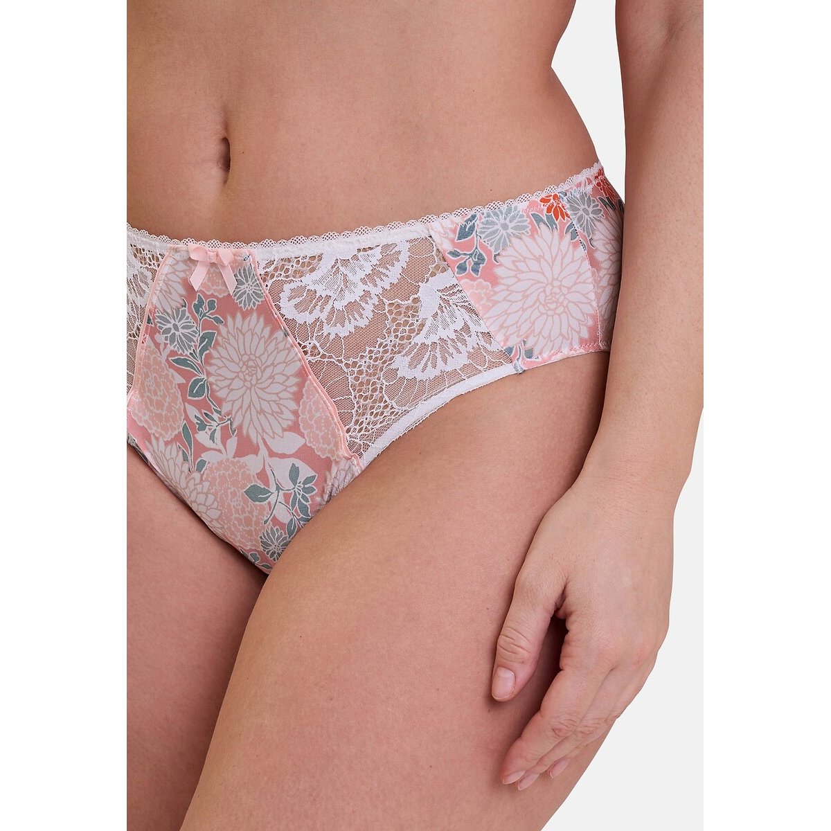 Slip Aurélie imprimé fond blanc, SANS COMPLEXE