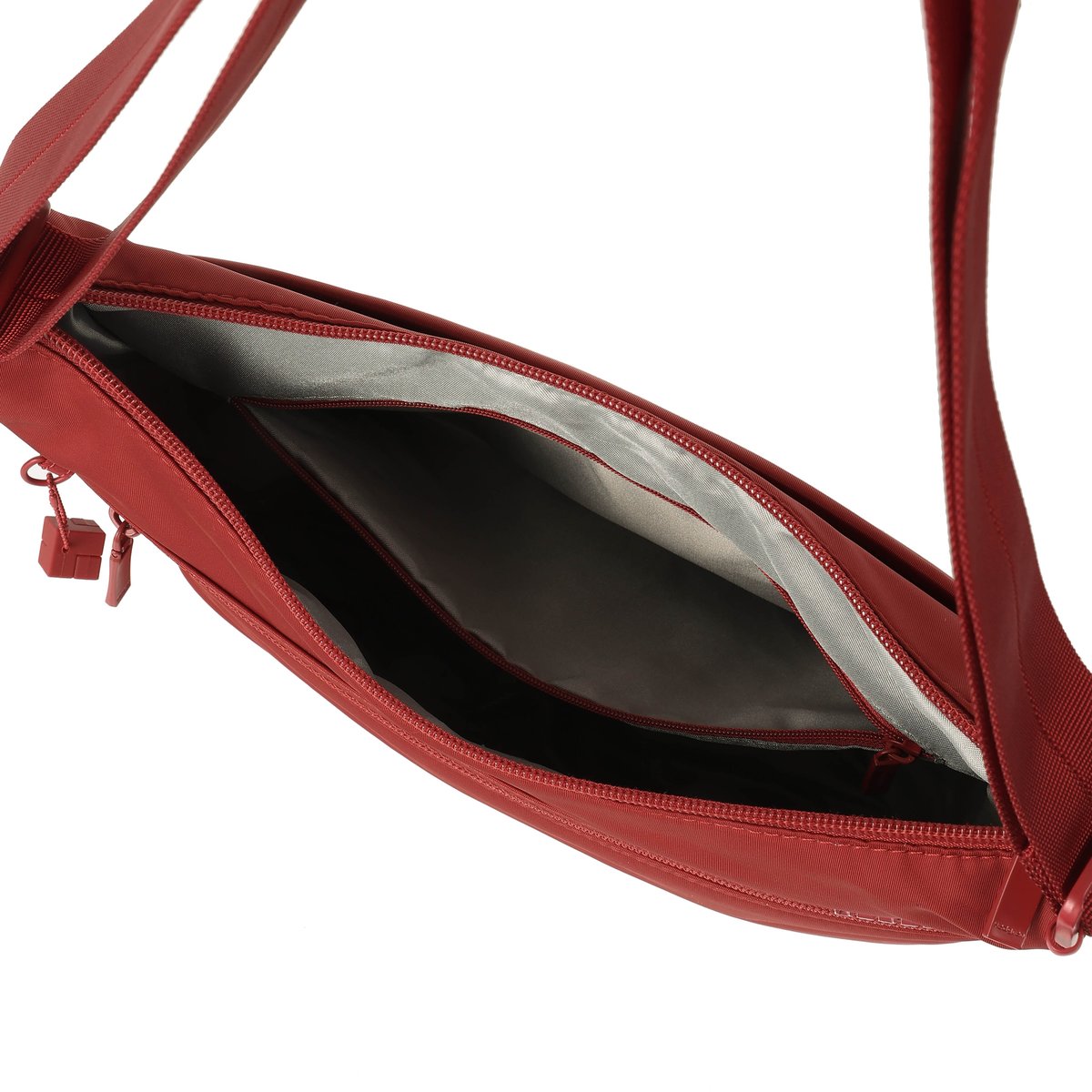Sac bandoulière urbain avec protection RFID dahlia red, HEDGREN