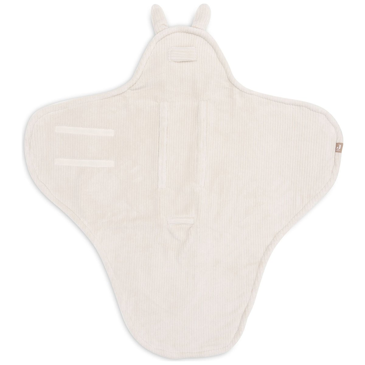 Couverture nomade Bunny ecru, marron, JOLLEIN