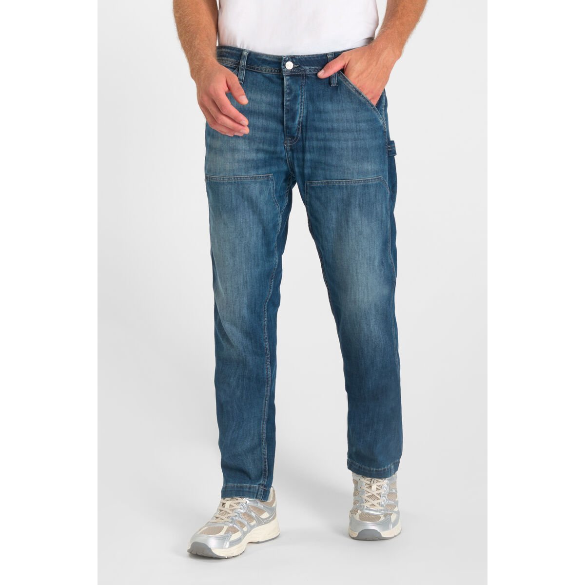 Jeans loose, large loose, longueur 34 blue, LE TEMPS DES CERISES