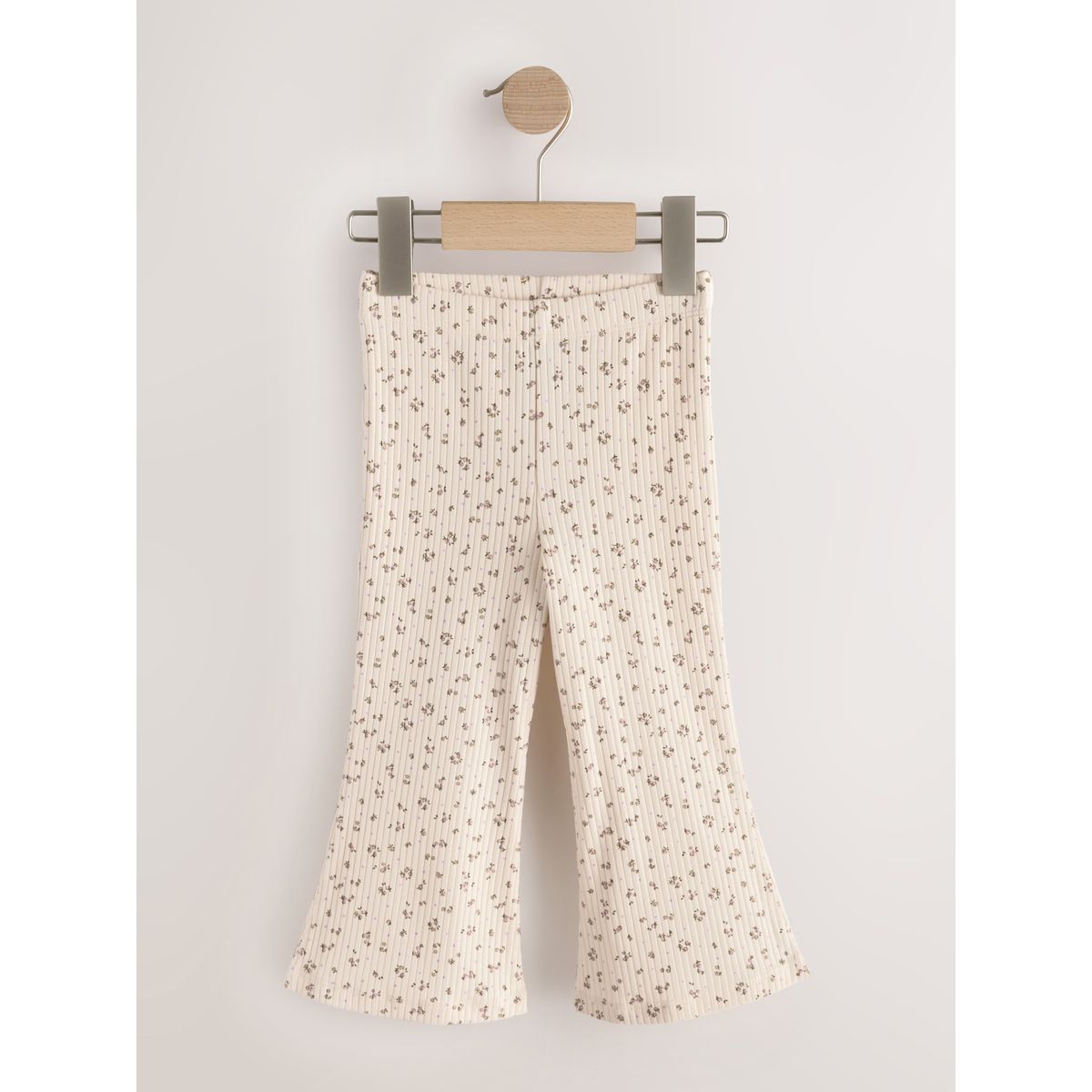 Leggings côtelés évasés, lot de 5 naturel, NEXT