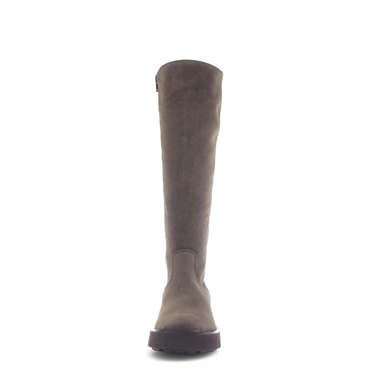 Bottes en cuir à talon décroché marron velours, GABOR